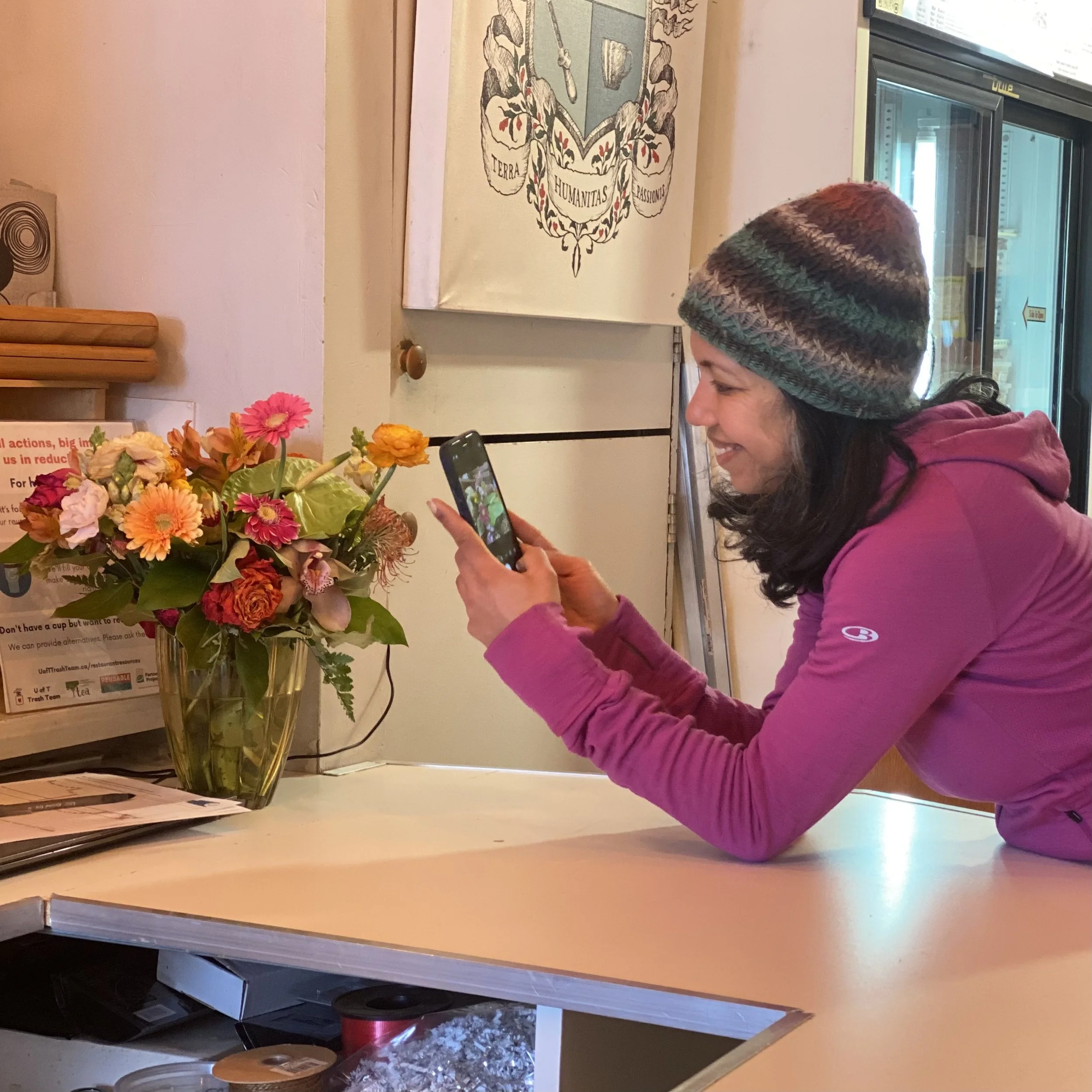 Surabhi Pandey Abstract Artist gathering inspiration