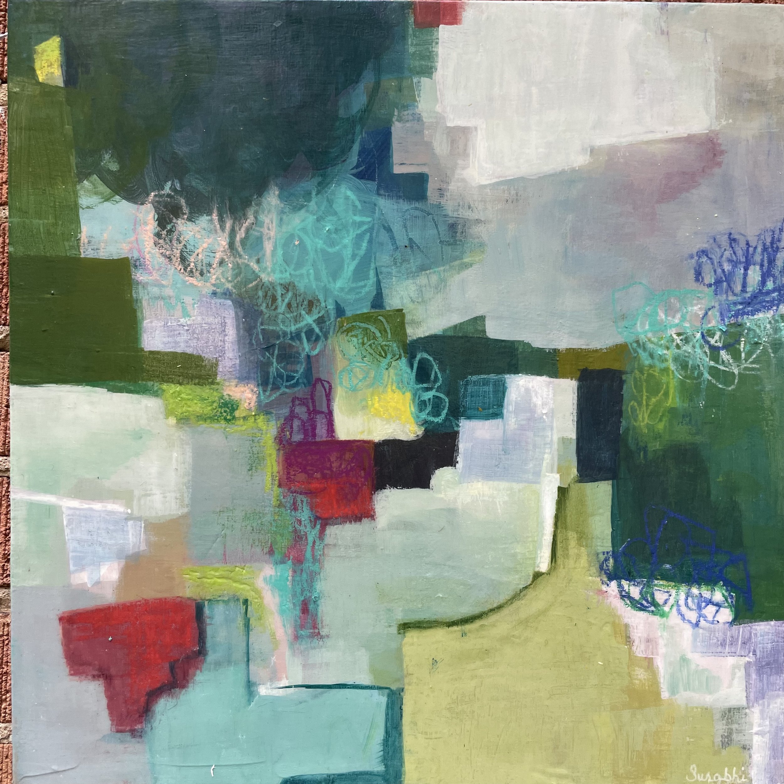 Abstract Painting True Nature by artist Surabhi Pandey