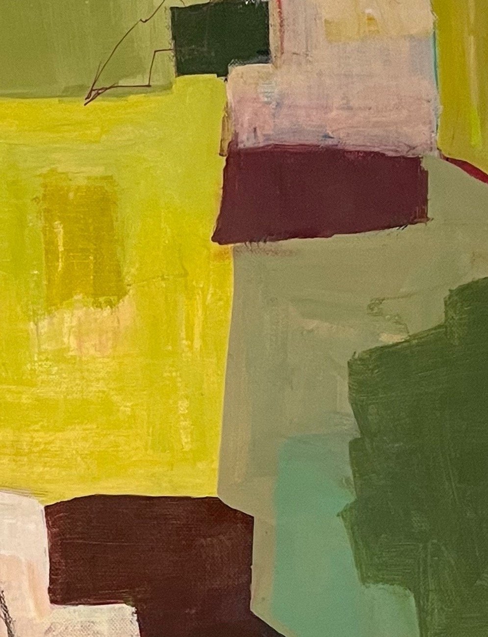 A section of Abstract Painting Expanse by artist Surabhi Pandey