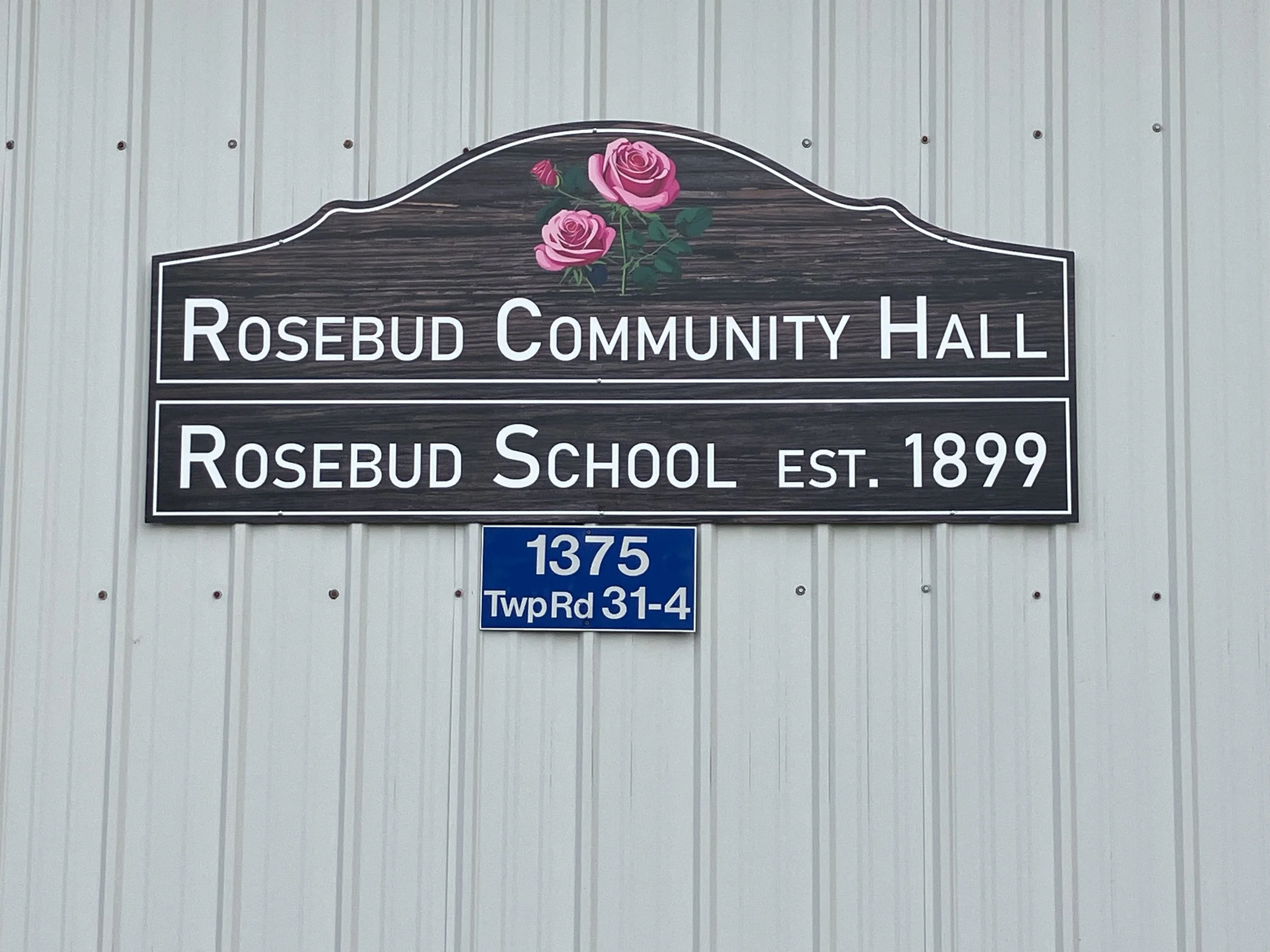 New signage north side of hall