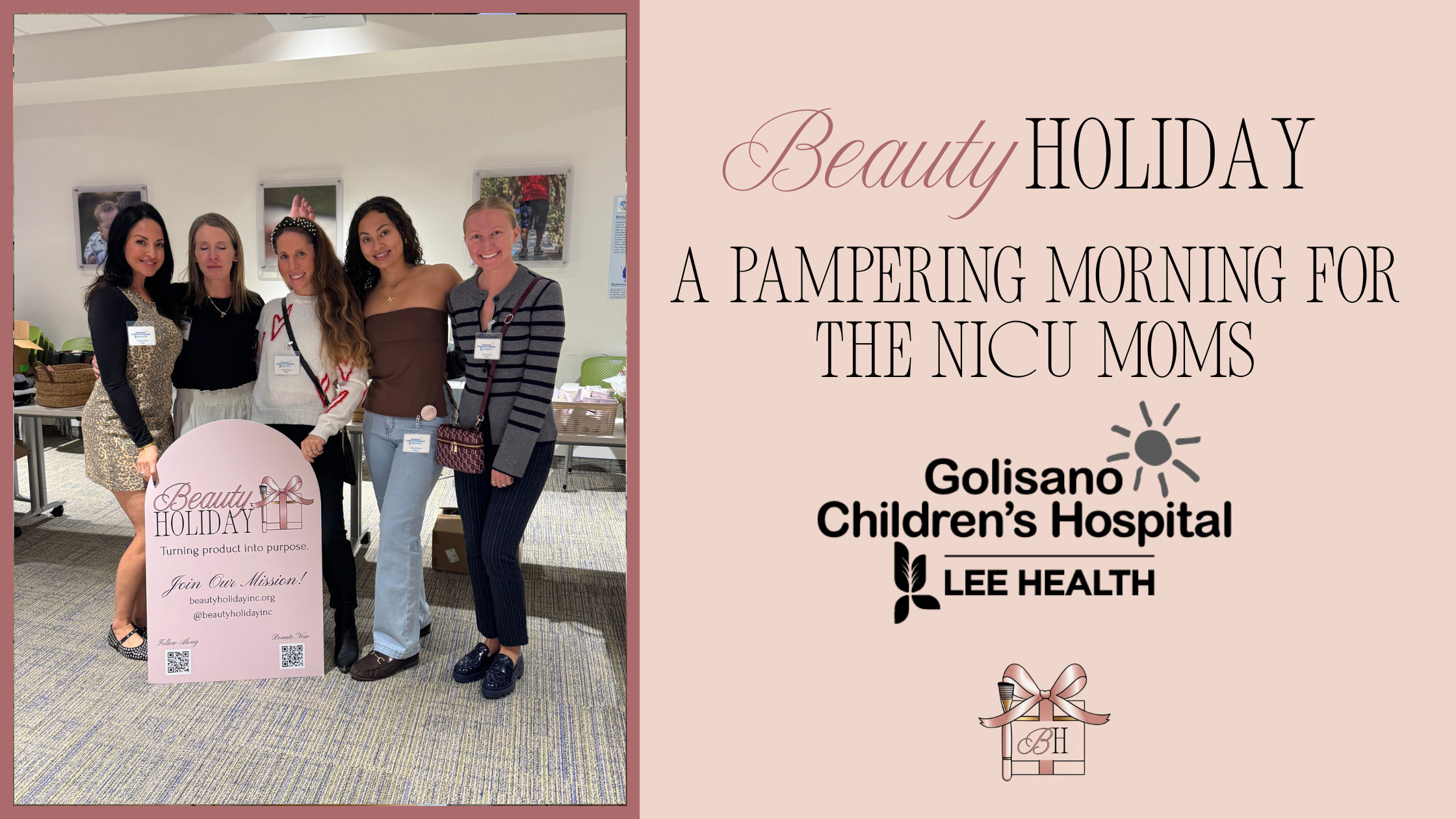 Beauty Holiday Brings Comfort to NICU Moms at Golisano Children’s Hospital