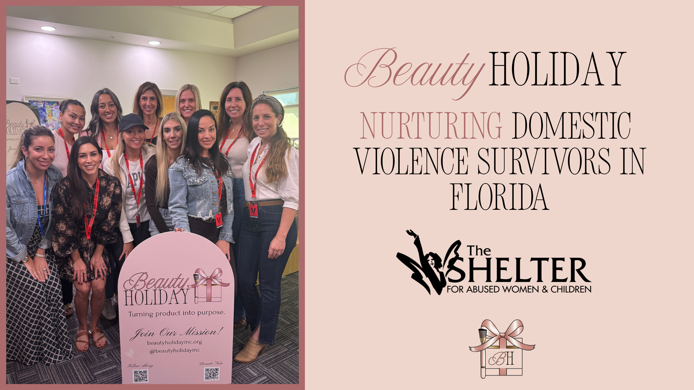 A Beauty Holiday Christmas: Spreading Joy at the Women’s Shelter