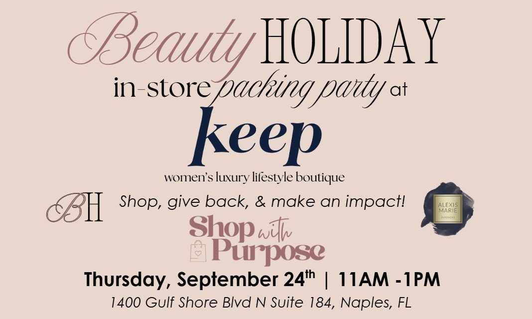 In-Store Packing Party at Keep Boutique