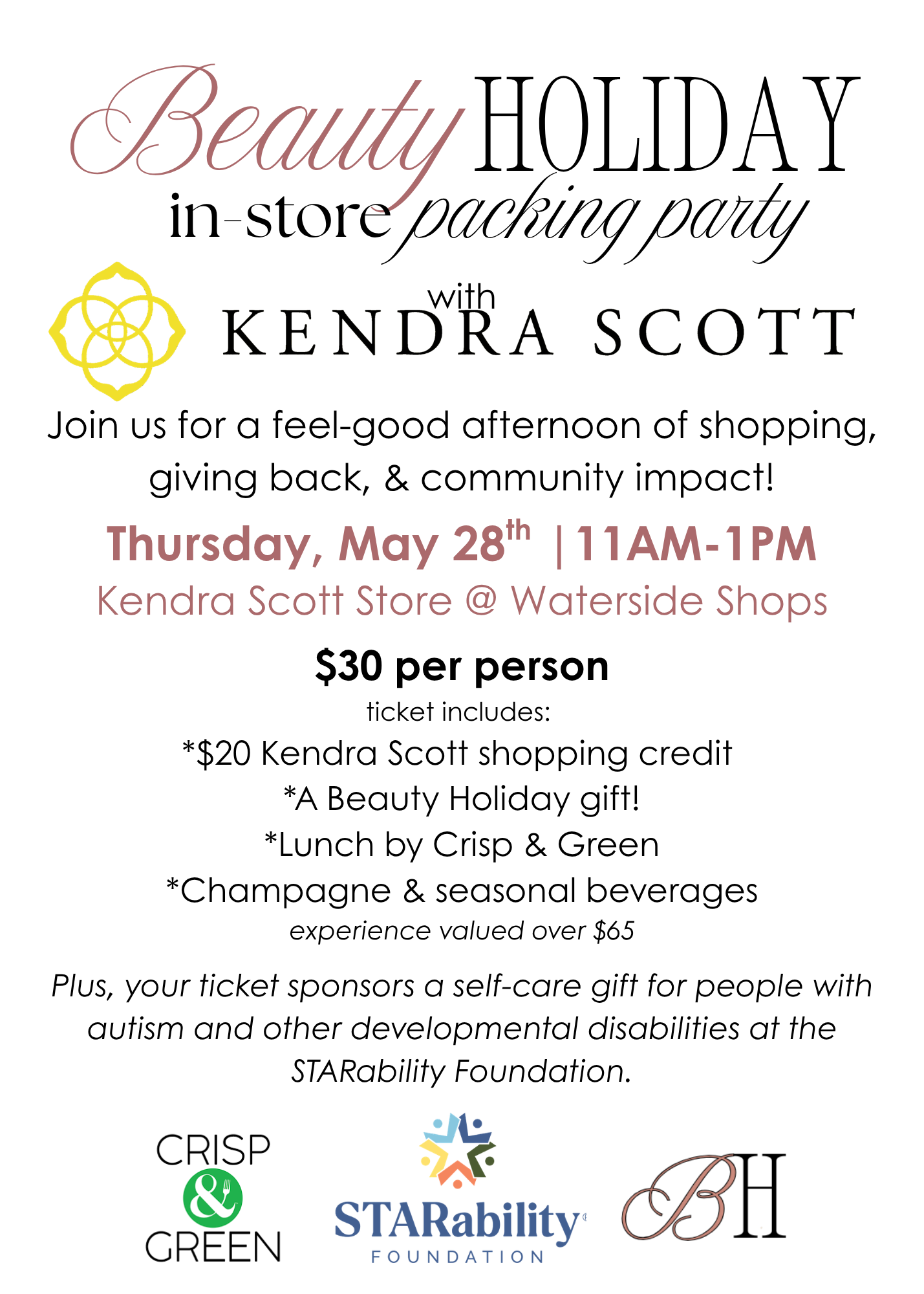 Kendra Scott In-Store Packing Party