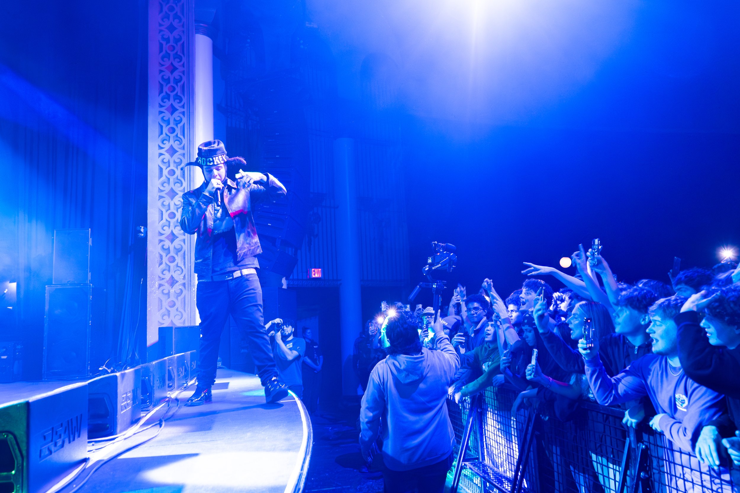 Baby Tron and BLP Kosher performed on “The Adventures of Tron and Kosher Tour” at the McDonald Theater Eugene, Ore., on Nov. 7th, 2024. (Spencer So/Emerald)
