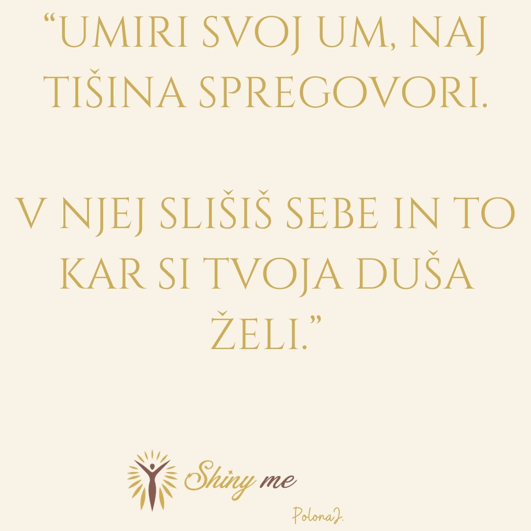 KAJ TI ŠEPETA TIŠINA?