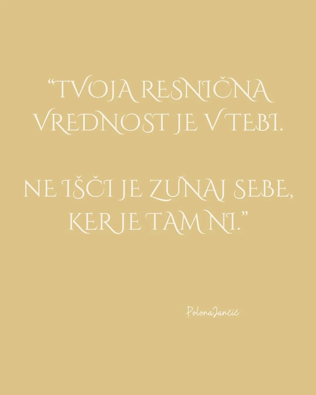 KJE JE TVOJA RESNIČNA VREDNOST?