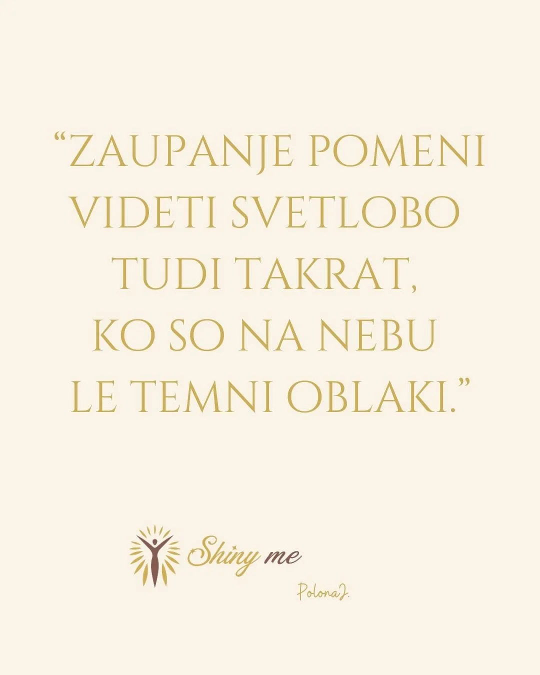 KAJ POMENI RENIČNO ZAUPATI? 