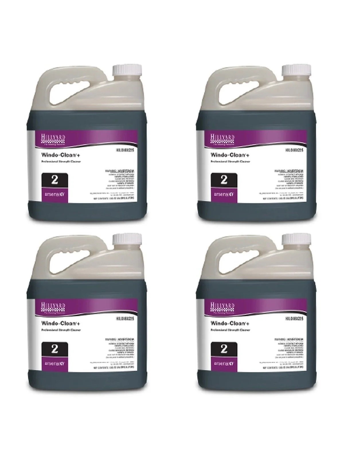 Hillyard, Arsenal® Windo-Clean+® Glass Cleaner, 80225, Arsenal® One Dispenser 2.5 Liter Bottle