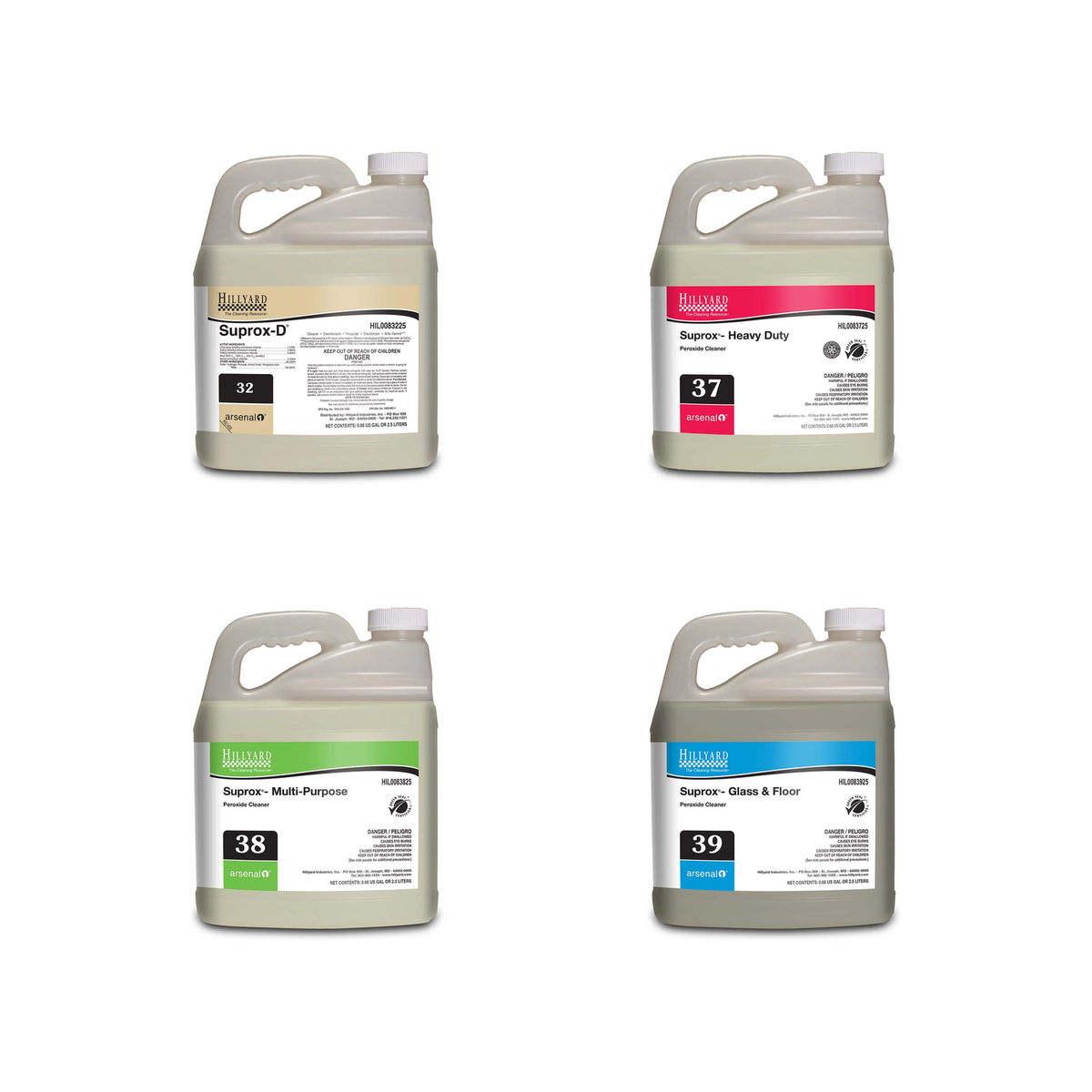 4-Product Case Bundle — Peroxide Based Cleaning
