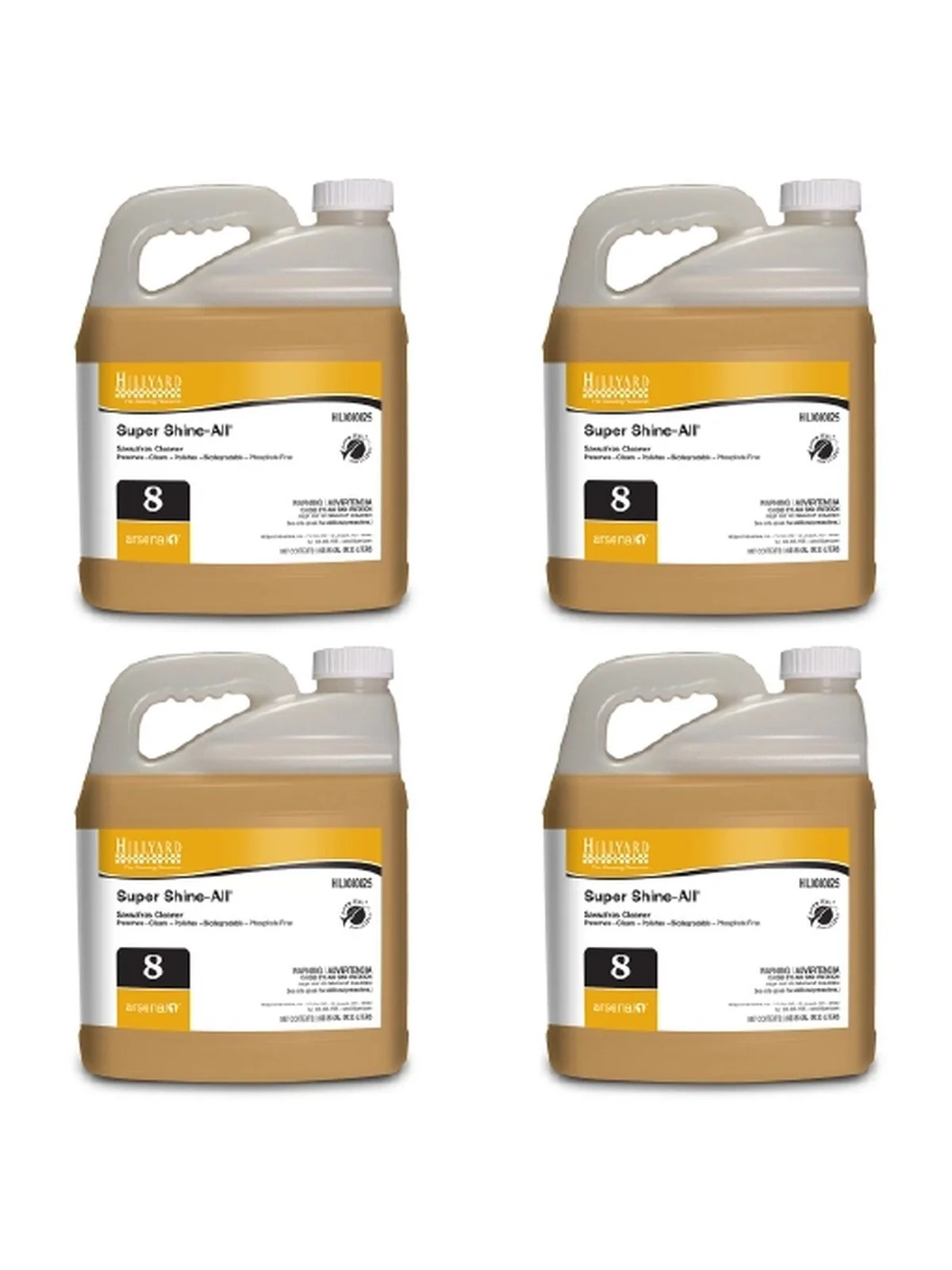 Hillyard, Arsenal® Super Shine-All® Hard Floor Cleaner, 80825, Arsenal® One Dispenser 2.5 Liter Bottle