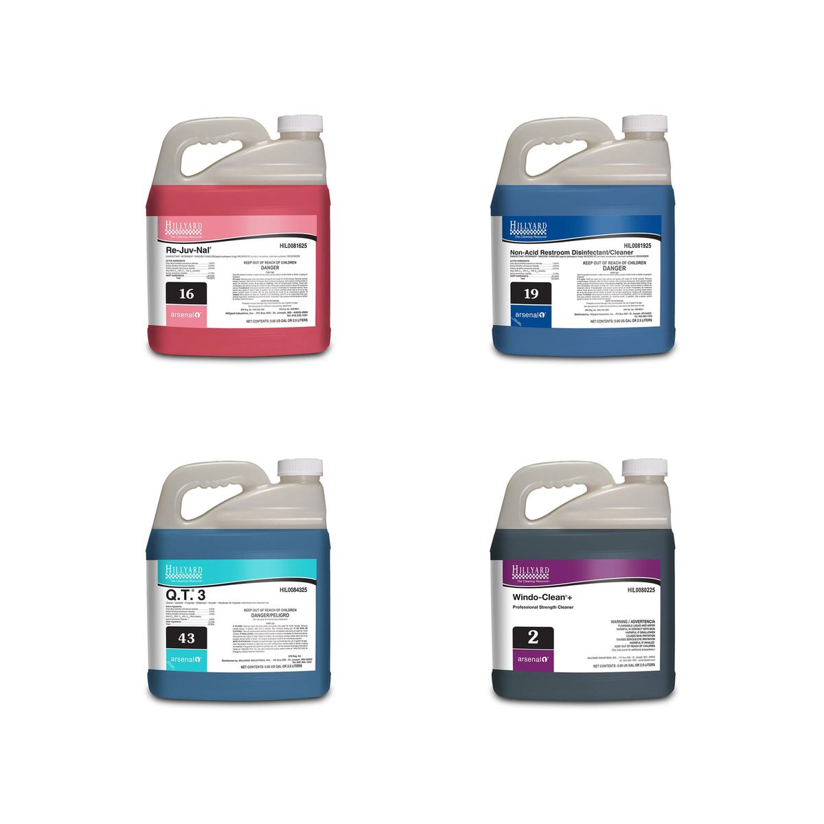 4-Product Case Bundle — Disinfectant Overload