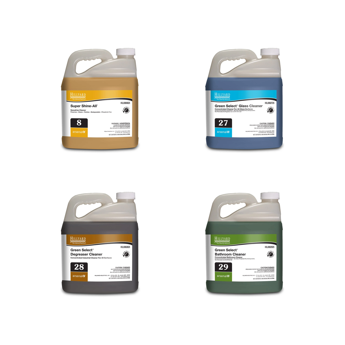 4-Product Case Bundle — Green Seal Certified Cleaning