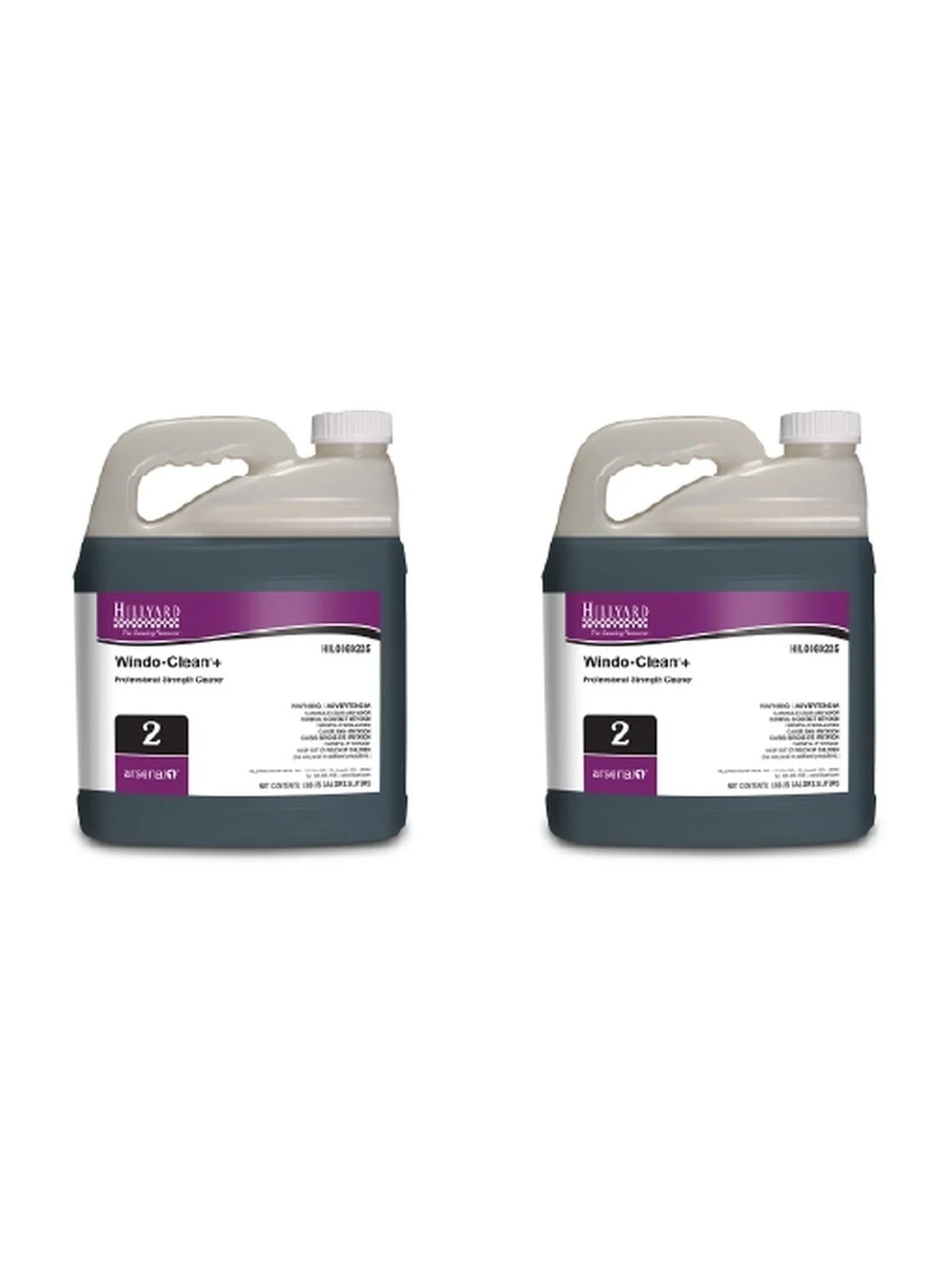 Hillyard, Arsenal® Windo-Clean+® Glass Cleaner, 80225, Arsenal® One Dispenser 2.5 Liter Bottle