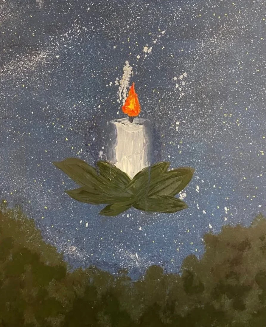 *work in progress* sess&atilde;o de hoje da jornada de Pintura Espont&acirc;nea com @raiz.intuitive 
Que bem que me tem feito &agrave; alma ❤️&zwj;🔥

Um cruzamento das energias de Hecate e Brighid dentro de mim 🕯️🔥