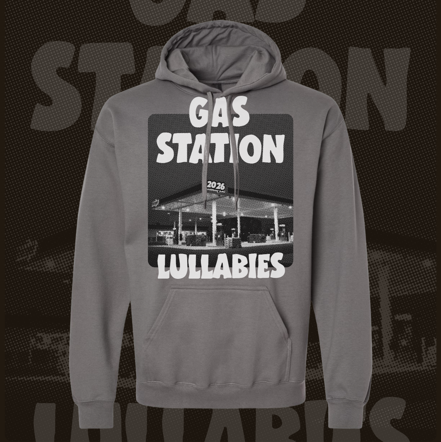**LIMITED TIME** Gas Station Lullabies - Blastover Screen Printed Gildan Hoodie