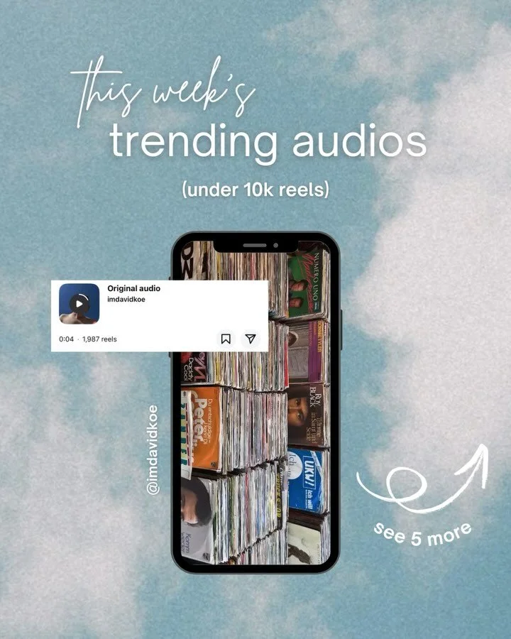 Researched these early trending audios so you don&rsquo;t have to. 💖

#trendingaudios #trendingreels #explorepage #trendingaudioreels #newtrendingvideo #torontosocialmedia #socialmediatrends