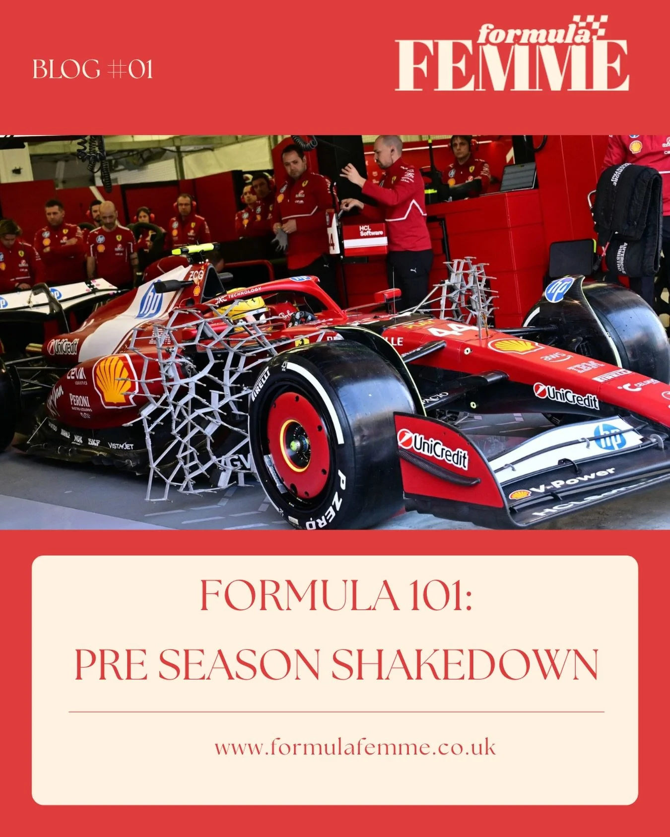 FormulaFemme is now live! Click the link in the bio to check it out and subscribe 🏎️

#f1 #formula1 #motorsport #f1girls