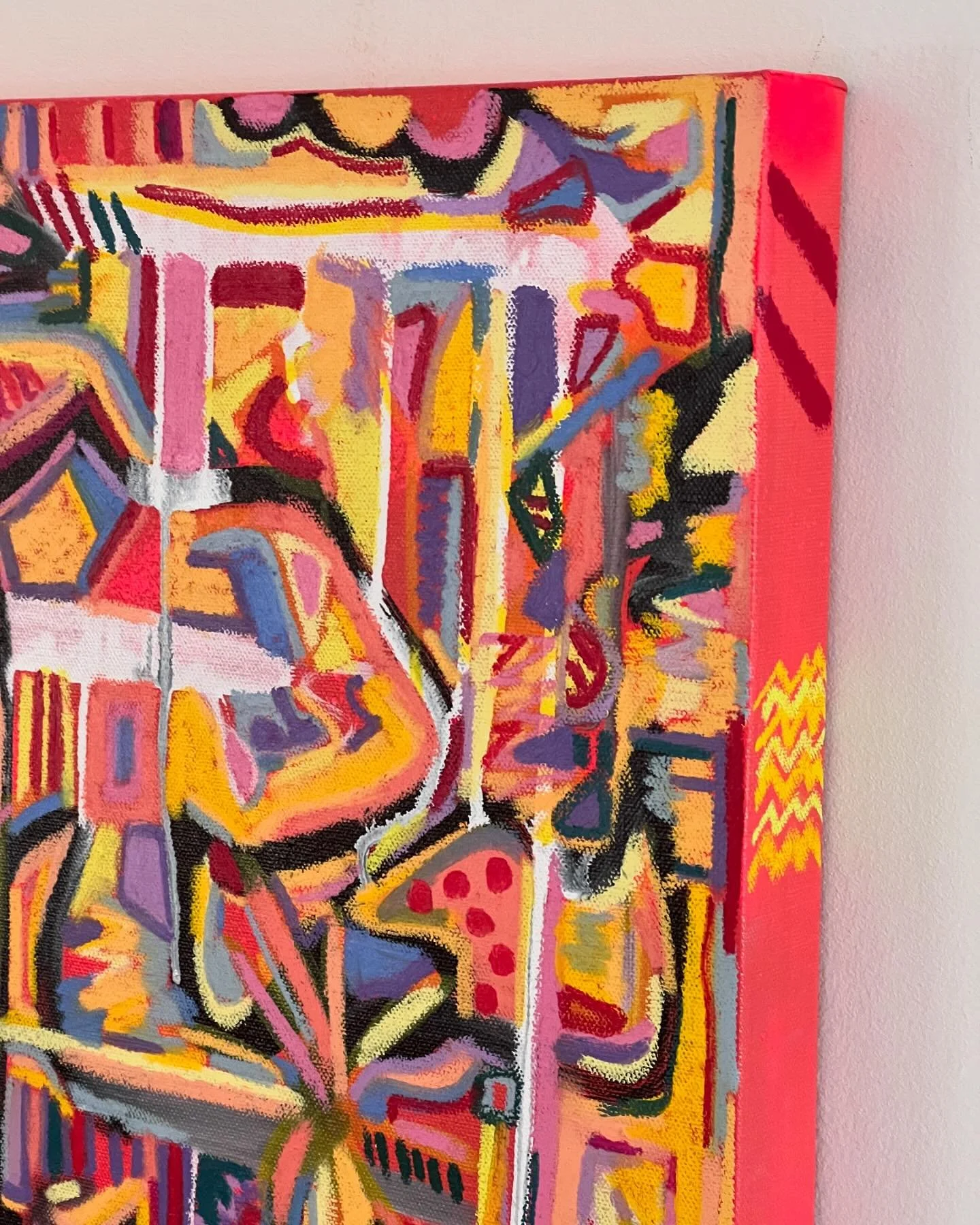 Pink yellow ditty tease 🦩
.
.

#artlover #artgallery #artcollector #artforinteriors #artforyourhome #artforyourwalls #contemporaryart #abstractart #abatractpainting #spraypaint #acrylicpainting #contemporarypainting #instaart #artoftheday #messyart 