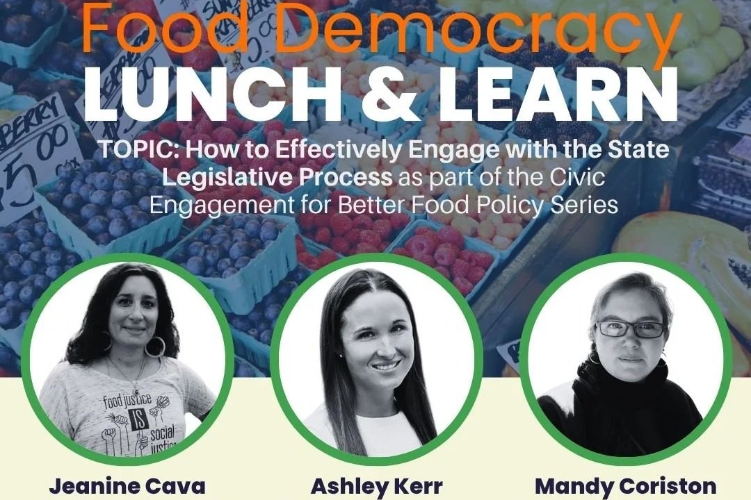 September Food Democracy Lunch &amp; Learn