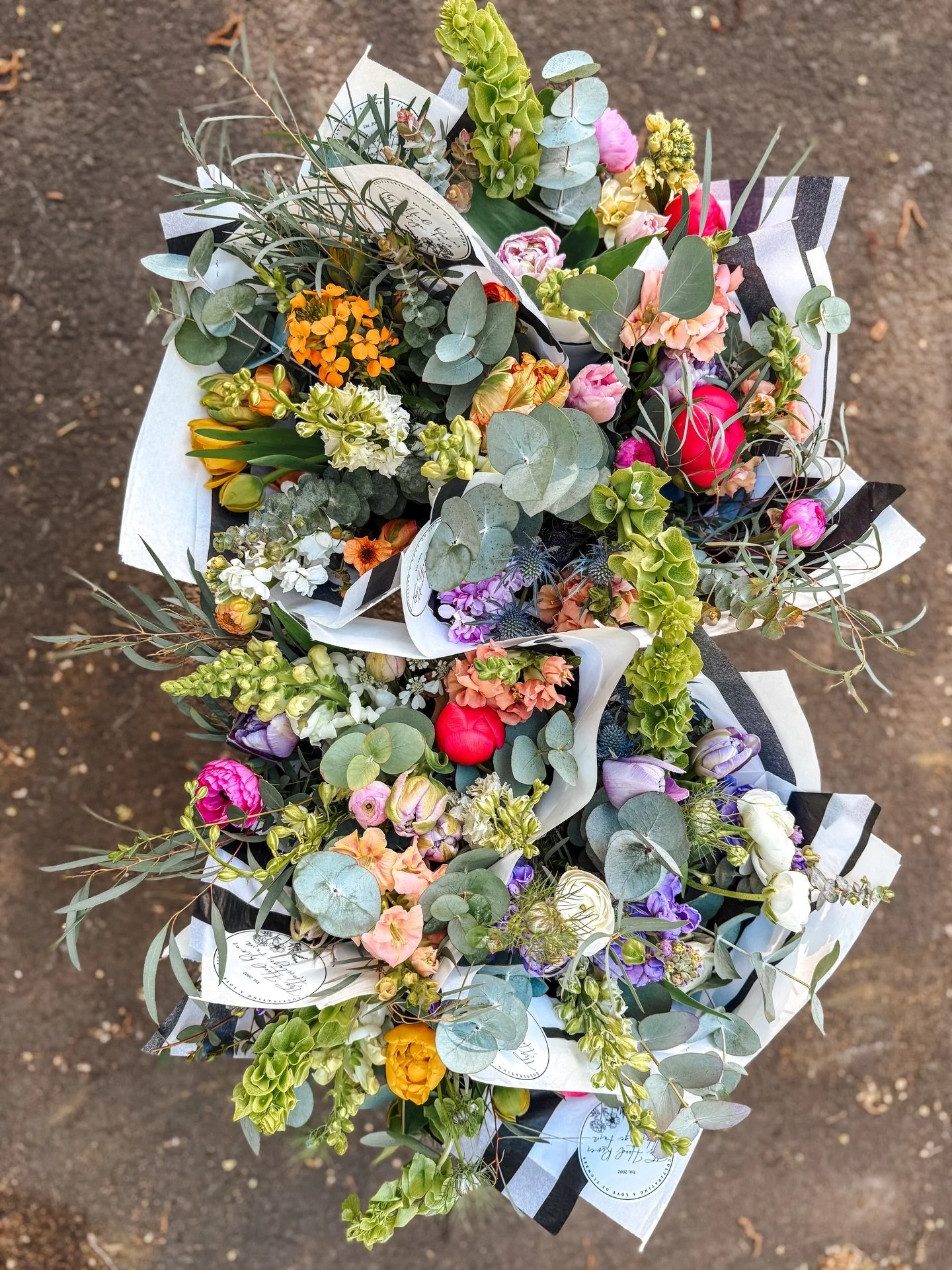 These are the kinds of bouquets that only happen for a short window each year. 

A little bit of everything, all at once. 

Flower stand located at 17th and Eugene. 

#hoodriveroregon #locallygrownflowers #seasonalflowers #pnwflowers #flowerstand