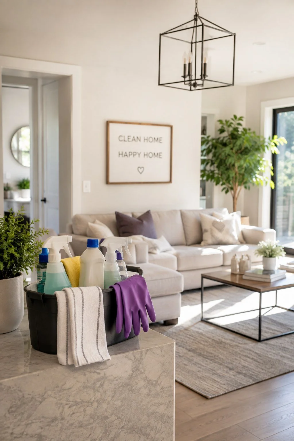 Residential cleaning services by Castañeda’s Cleaning Services creating a fresh, comfortable home for families in Pierce County, WA.