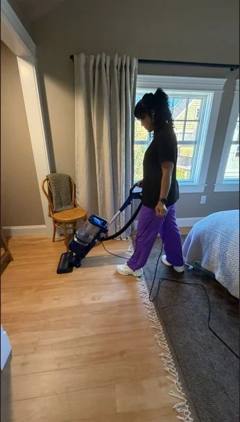 Detailed Floor Care
Our team carefully cleans bedroom floors, edges, and surrounding areas as part of the turnover.