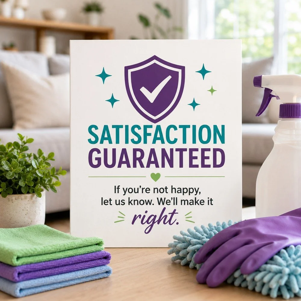Professional cleaning team providing detailed home cleaning for customers throughout Pierce and Thurston Counties, Washington.