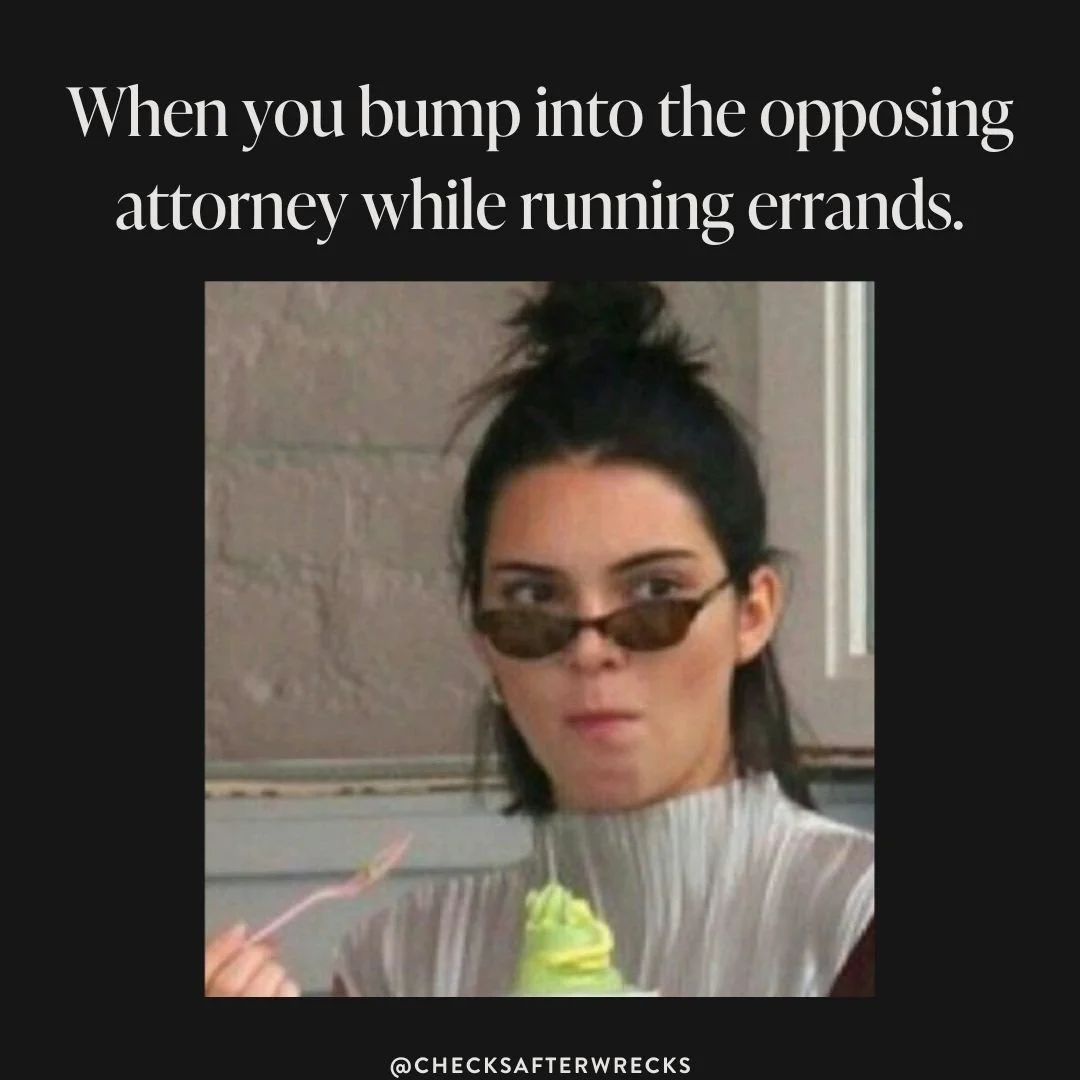 🏃&zwj;♀️ Run the other way. Jk... we try to keep it civil 👀

We have cases to get settle after all🙌

Injured at the scene? Get Green! 💵
📱Call Green Envy Law at 404.669.6052
&bull;
&bull;
#atlattorney #losangelesattorney #personalinjurylawyer #wo