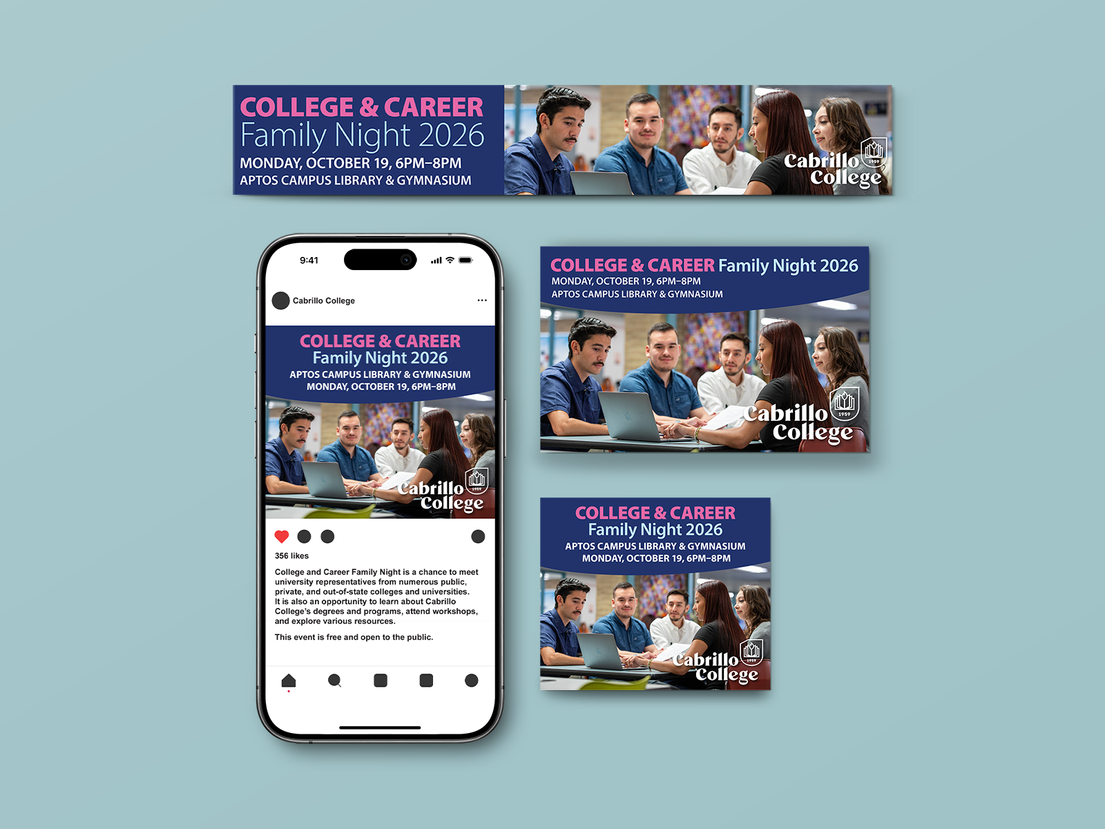 Multimedia campaign digital ad design