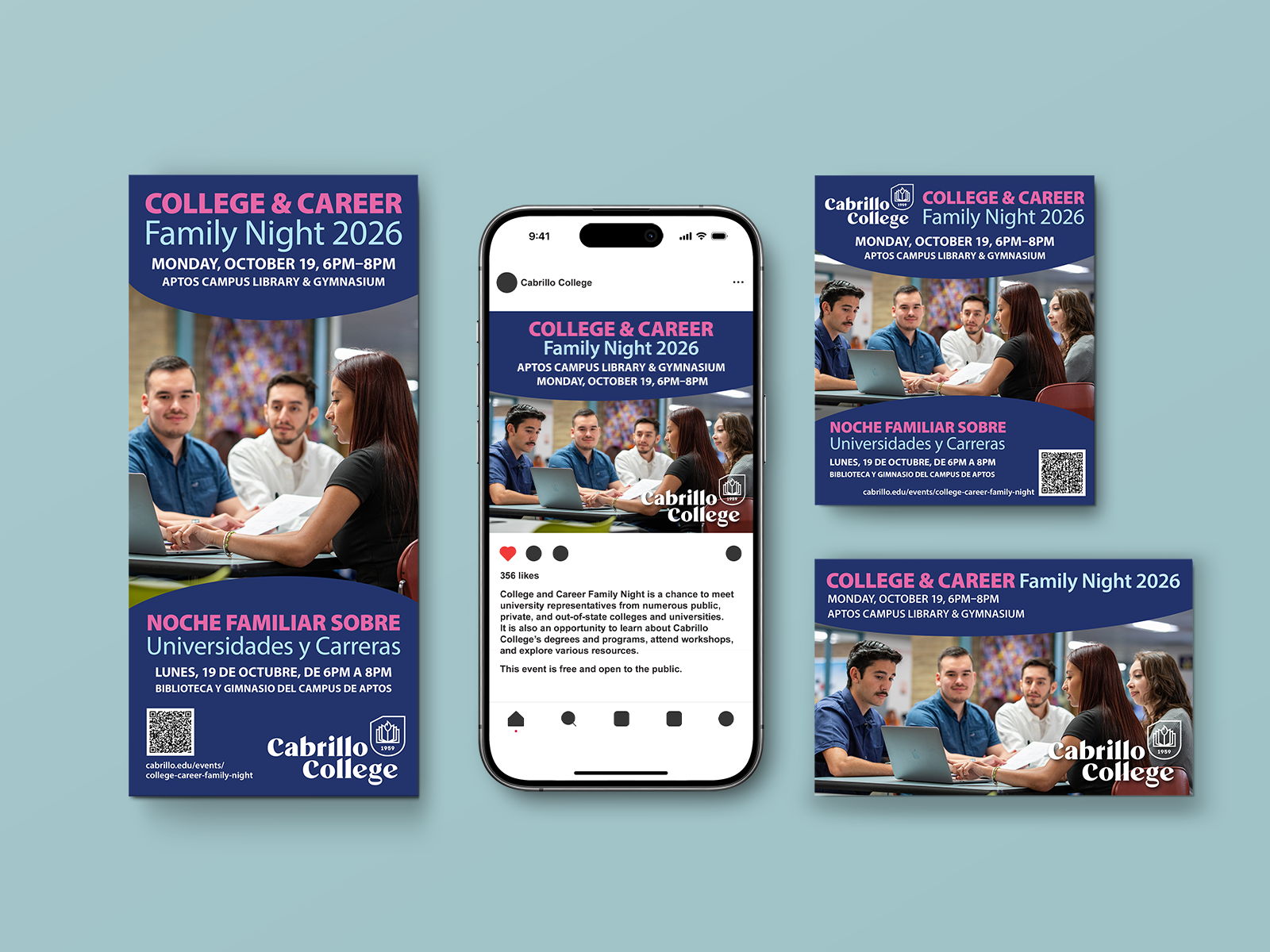 Cabrillo College multimedia campaign
