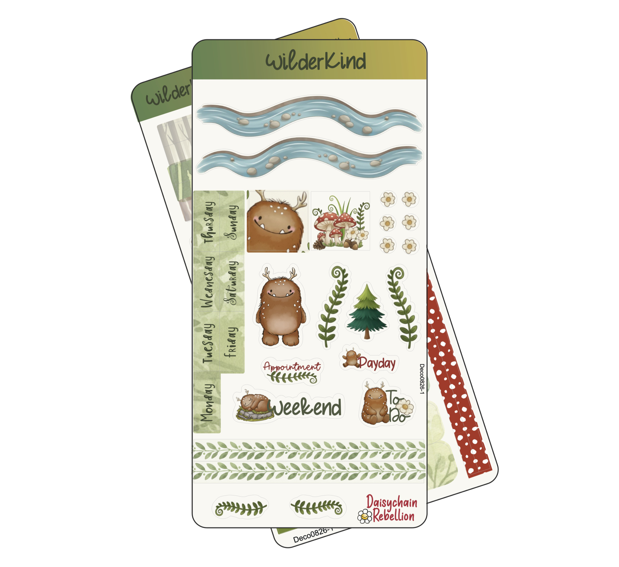 Wilderkind WEEKS Weekly Planner Sticker Kit