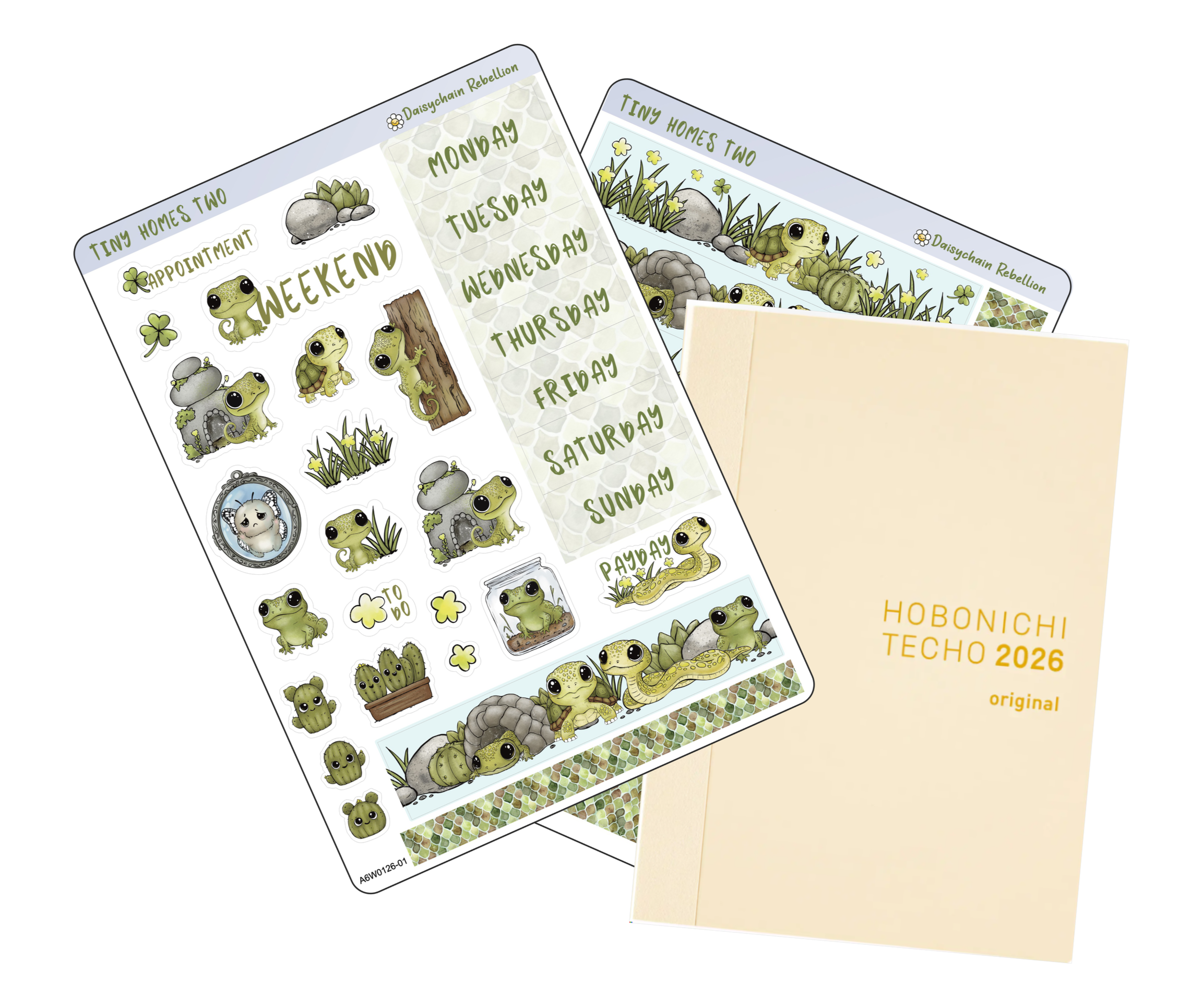 Tiny Homes Two Petite (A6) Weekly Sticker Kit