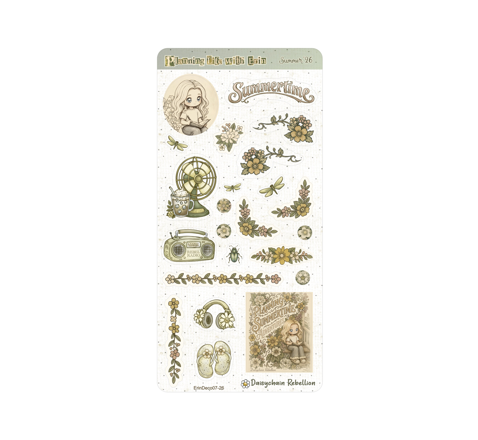 PLWE Cozy Summer Journaling Deco