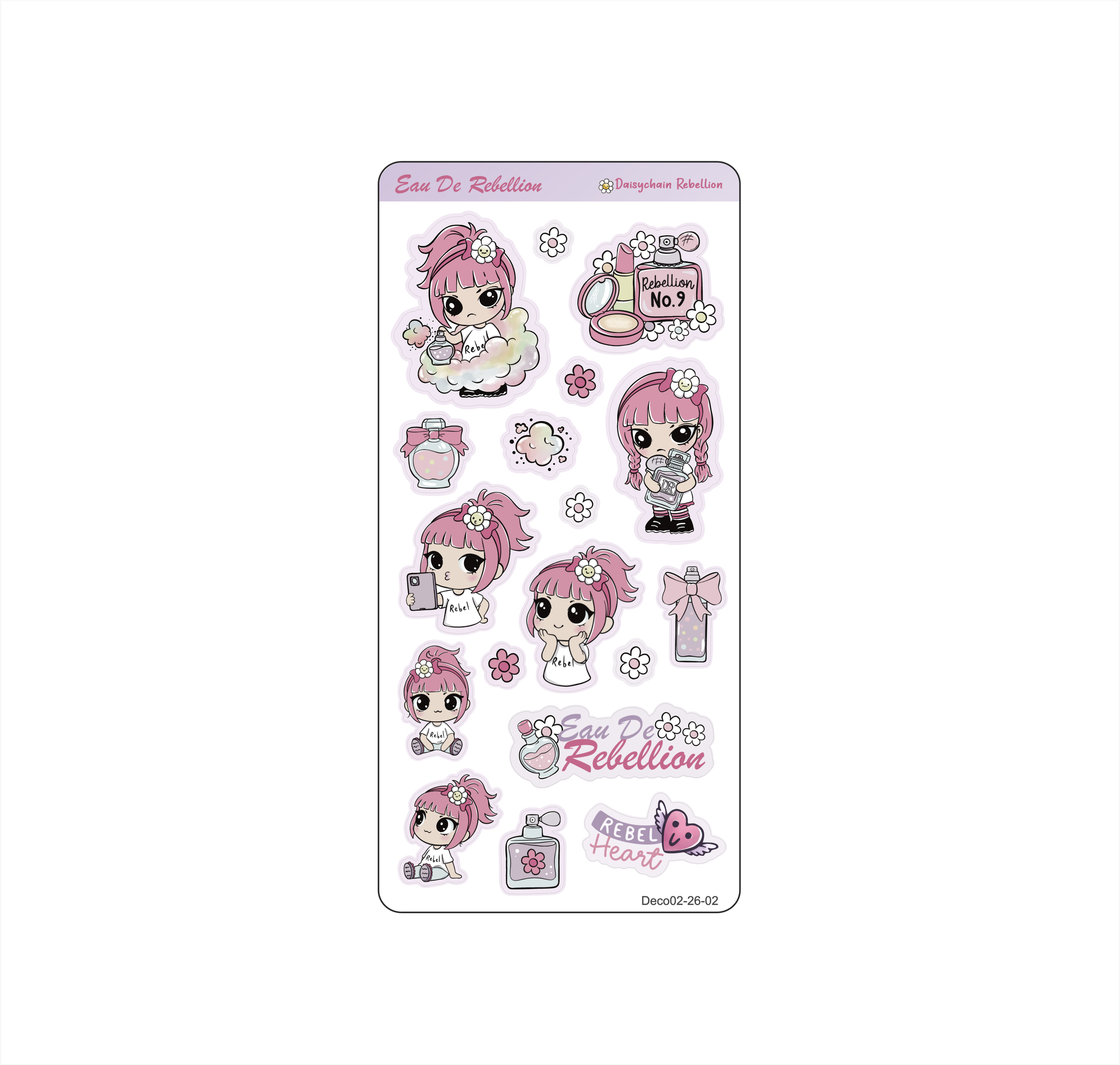 Eau De Rebellion Journaling Deco Sticker Kit