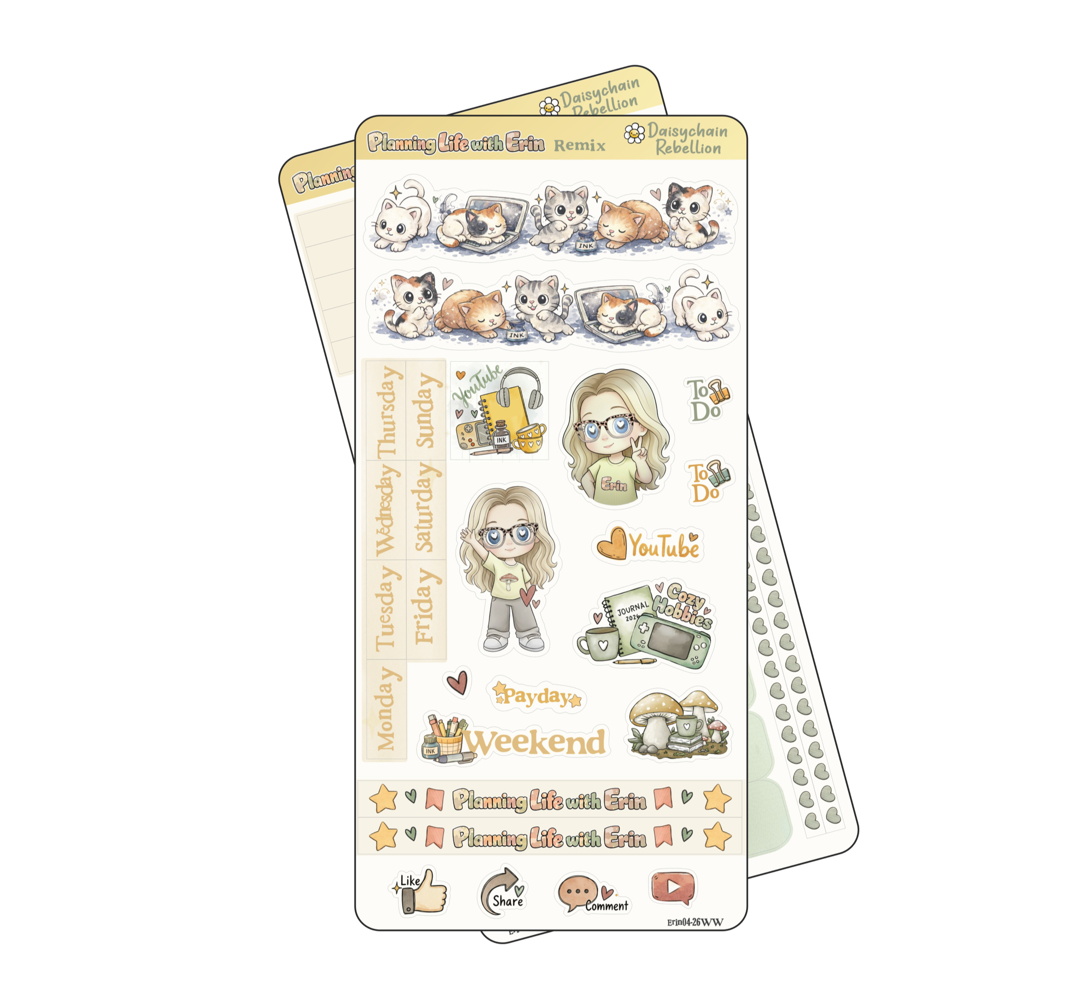 Planning Life with Erin REMIX WEEKS Weekly Planner Sticker Kit