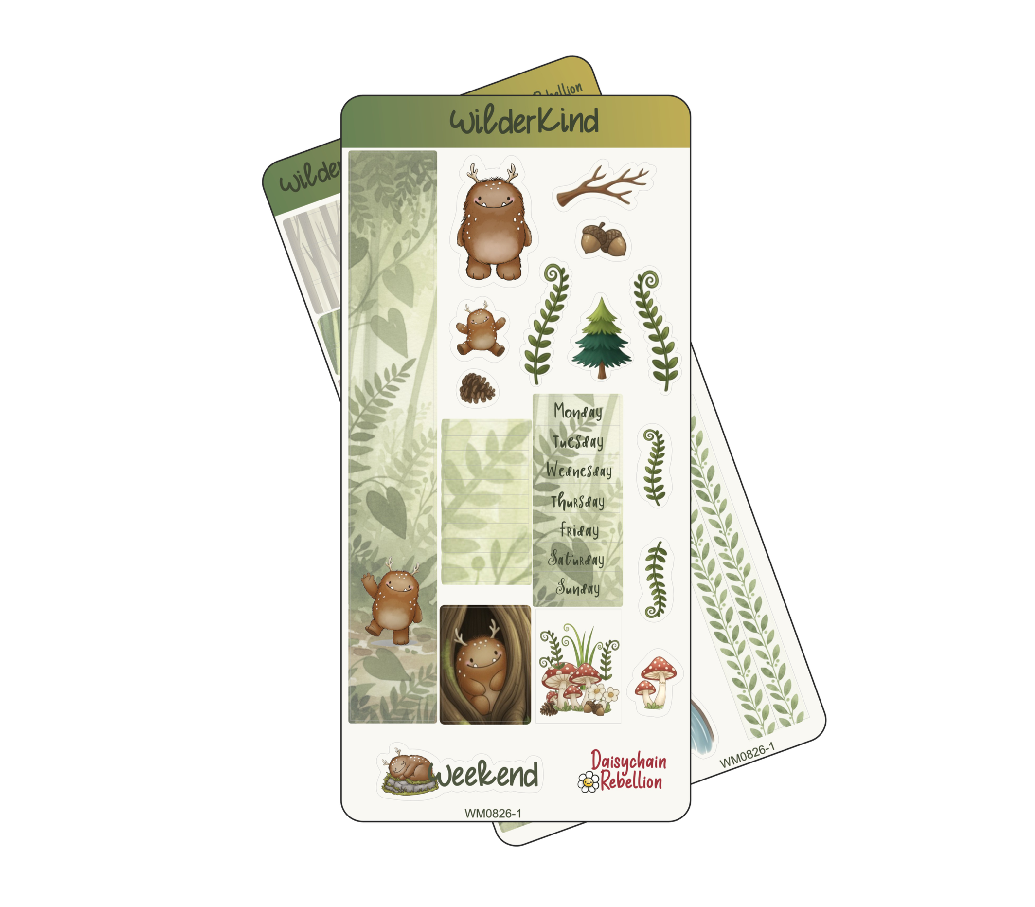 Wilderkind WEEKS Monthly Planner Sticker Kit