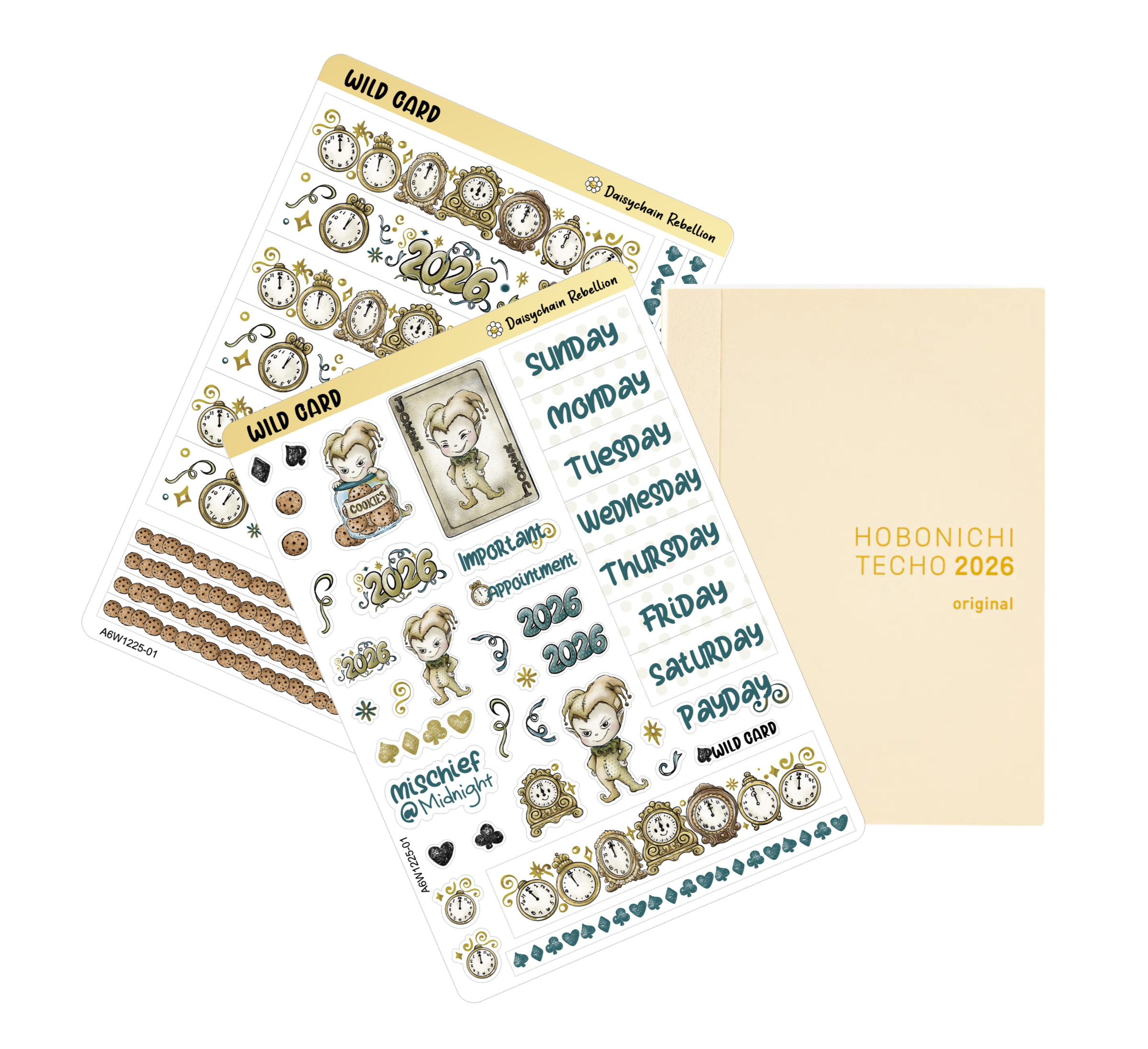 Wild Card PETITE (A6) WEEKLY Planner Sticker Kit