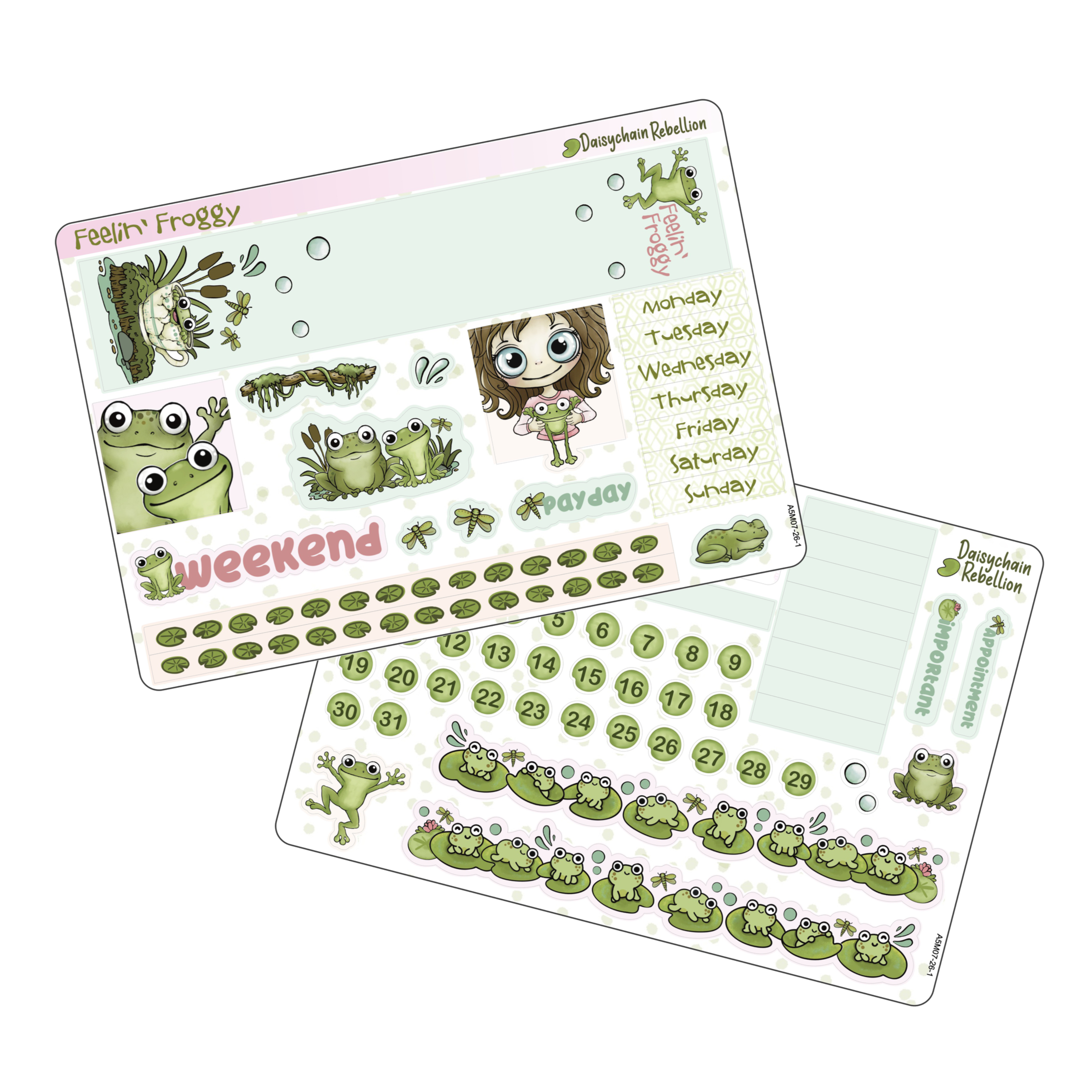 Feelin' Froggy A5 Monthly