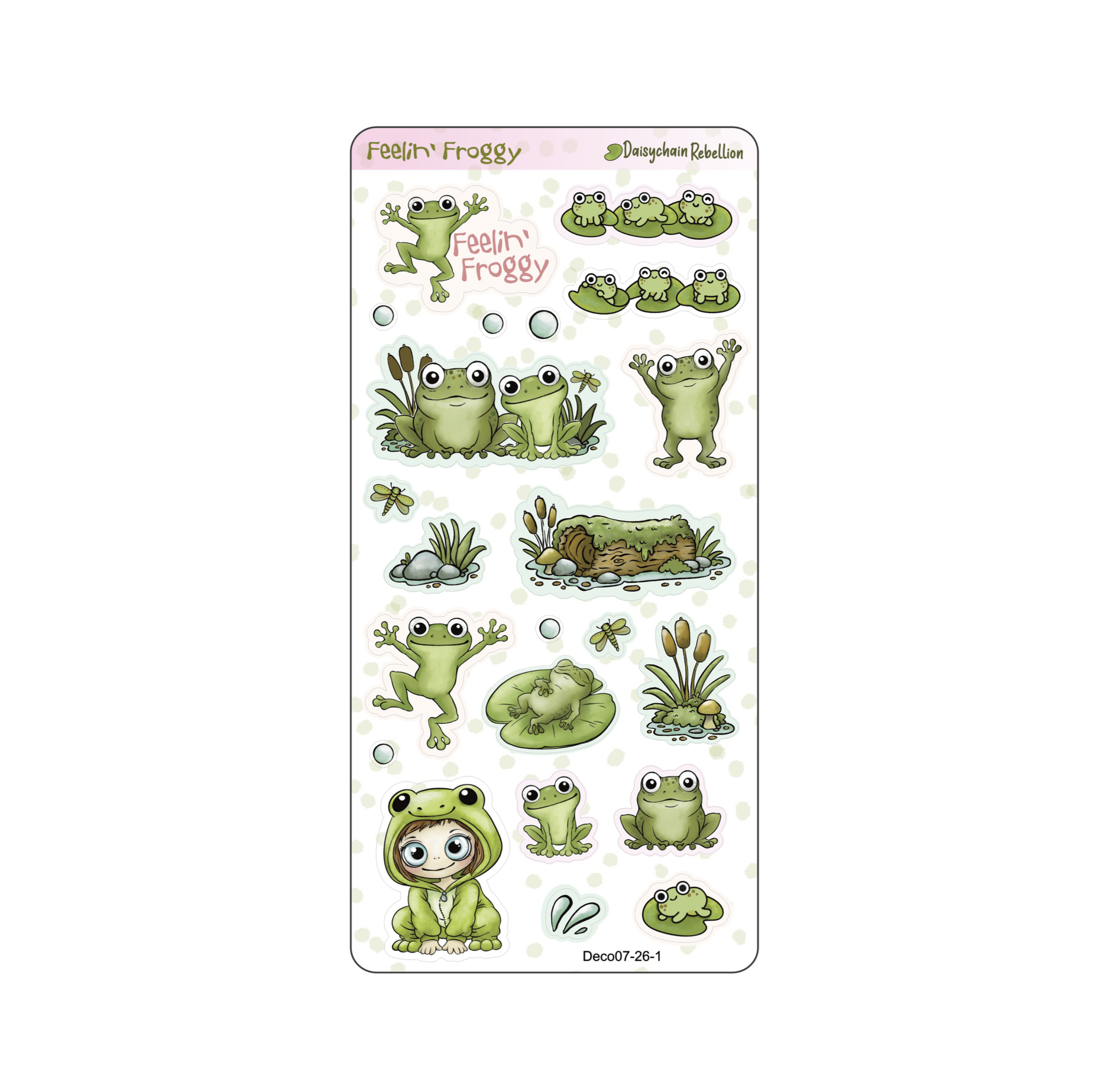Feelin' Froggy Journaling Deco