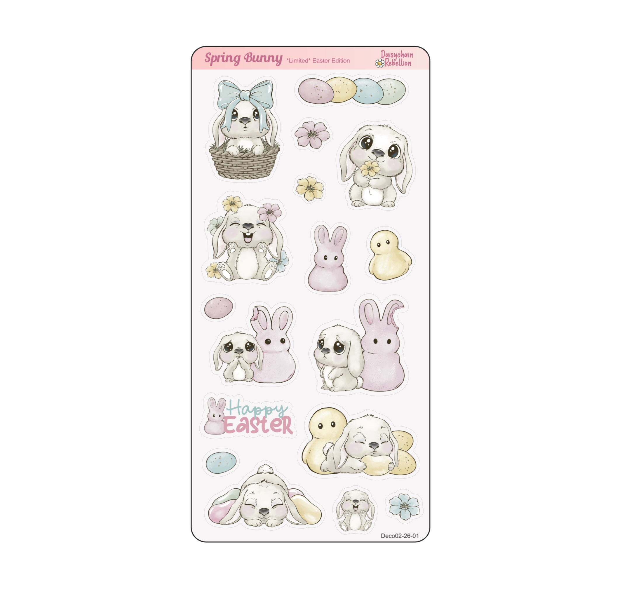 Spring Bunny *Easter Edition* Journaling Sticker Kit
