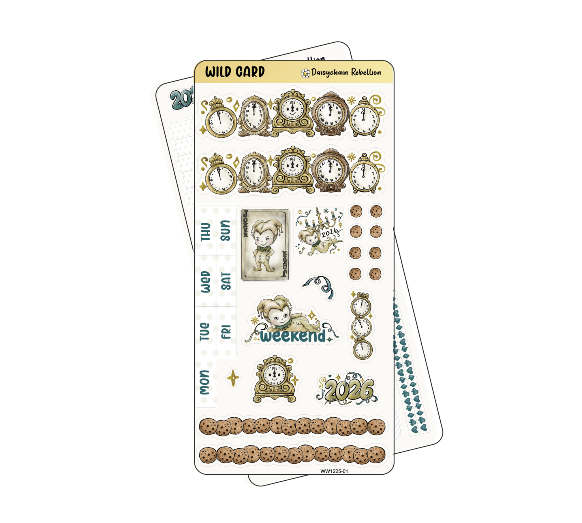Wild Card WEEKS Weekly Sticker Kit