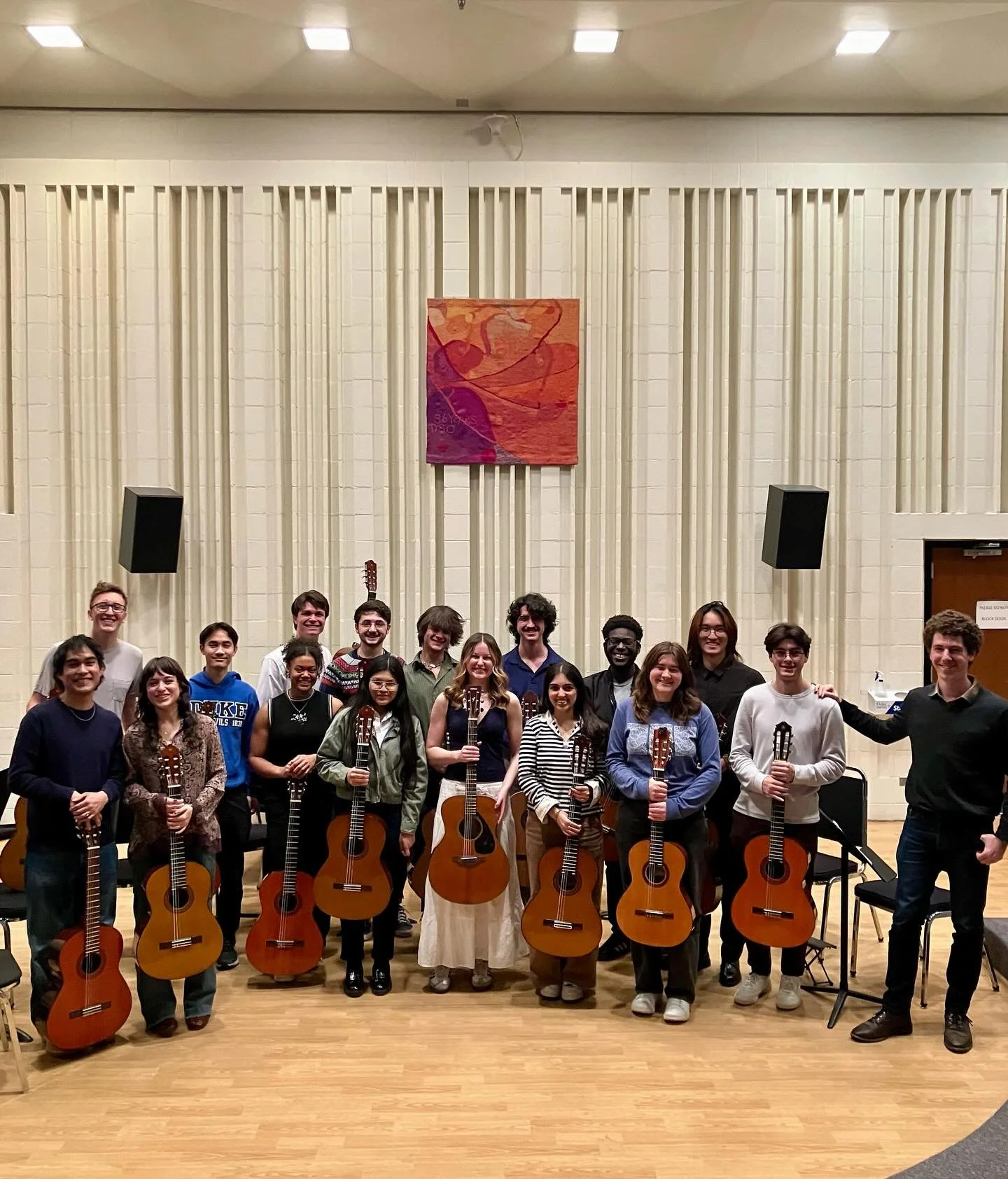 A few shots to cap off my first semester at Duke. These guys did a great job in yesterday&rsquo;s class recital, and I&rsquo;m very proud of the progress that everyone made this fall. As far as I know, this may be the first time a fully participatory