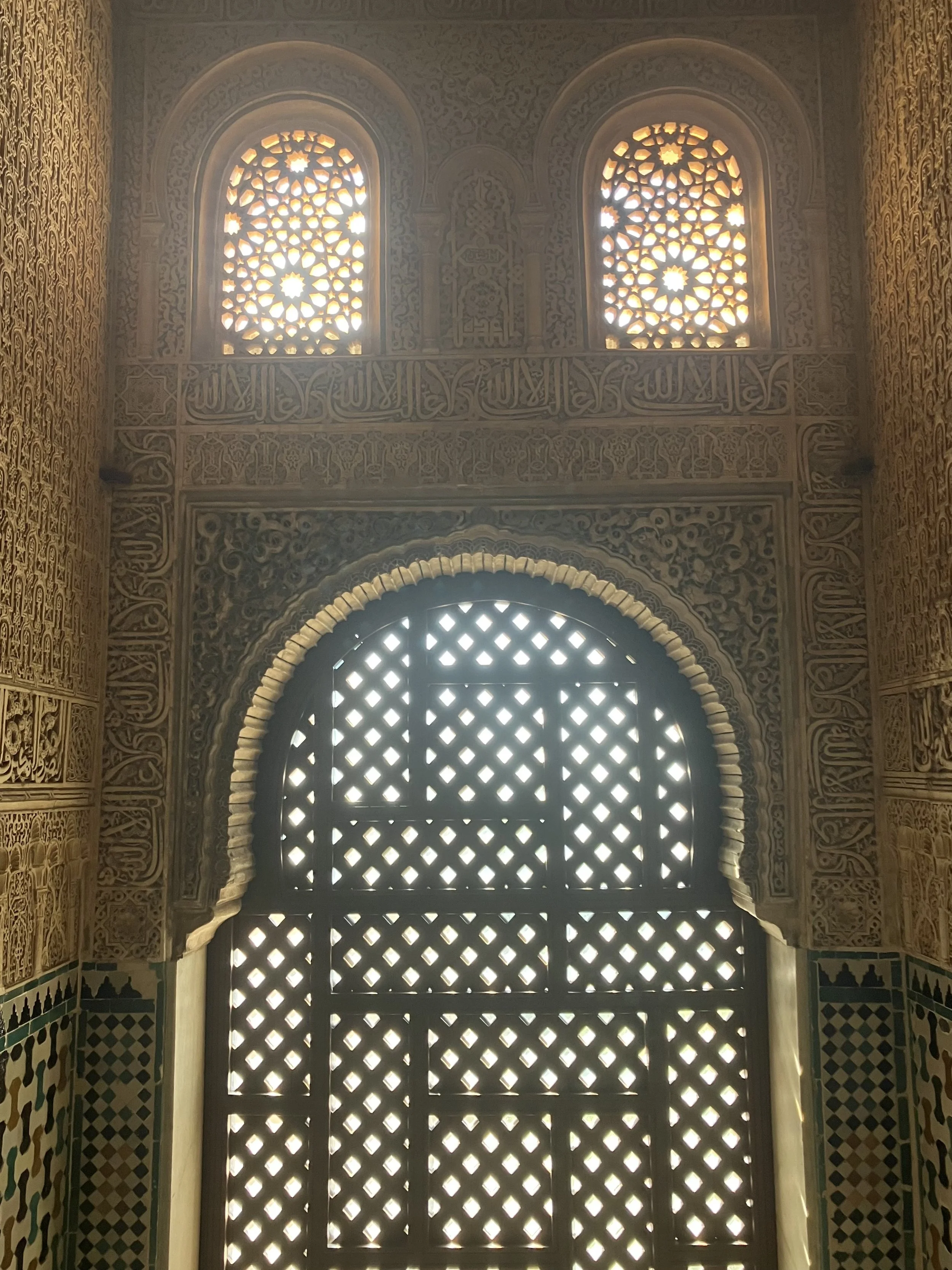 At the Alhambra in Granada, Spain, 2022