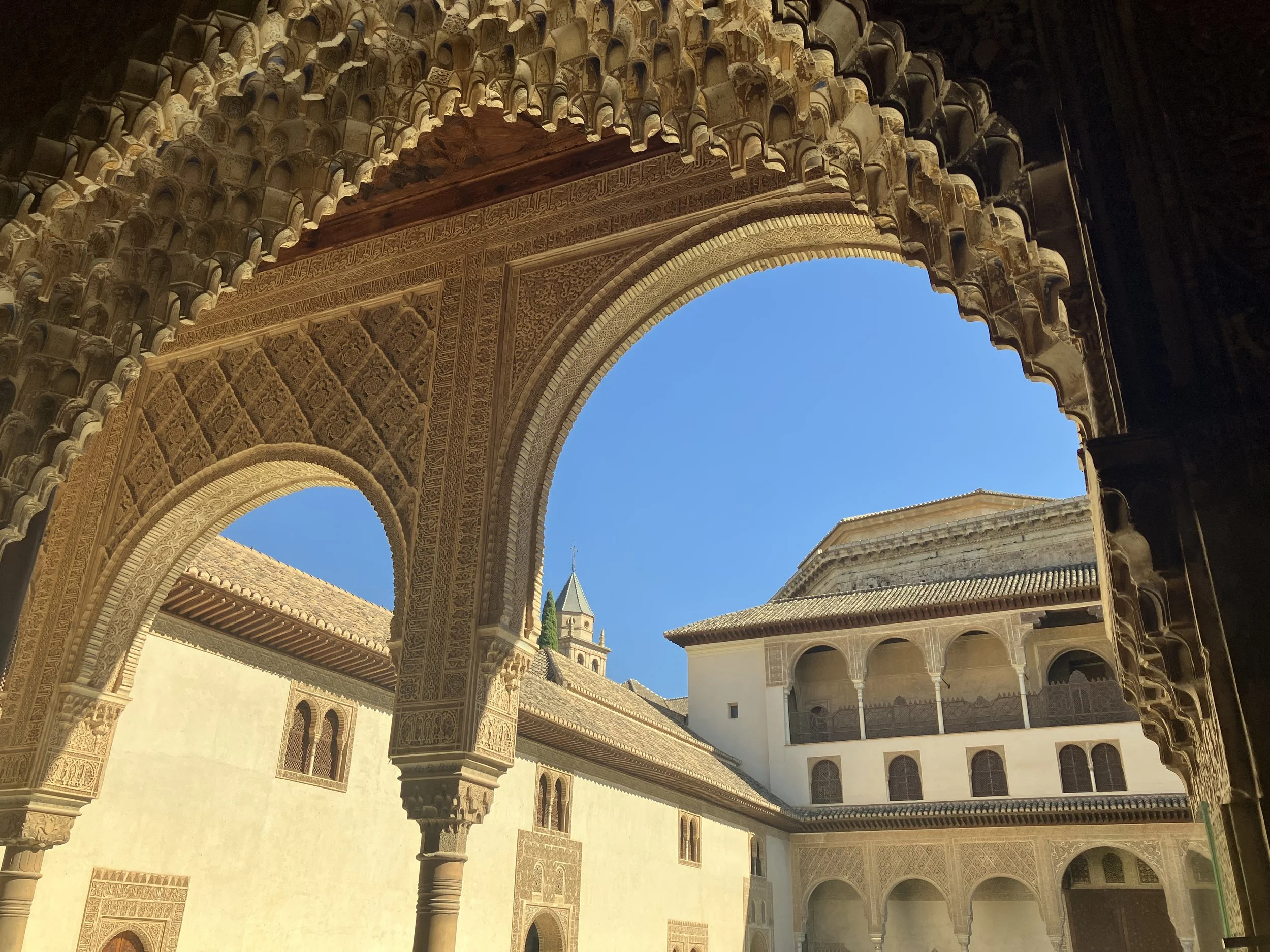 At the Alhambra Palace in Granada, 2022