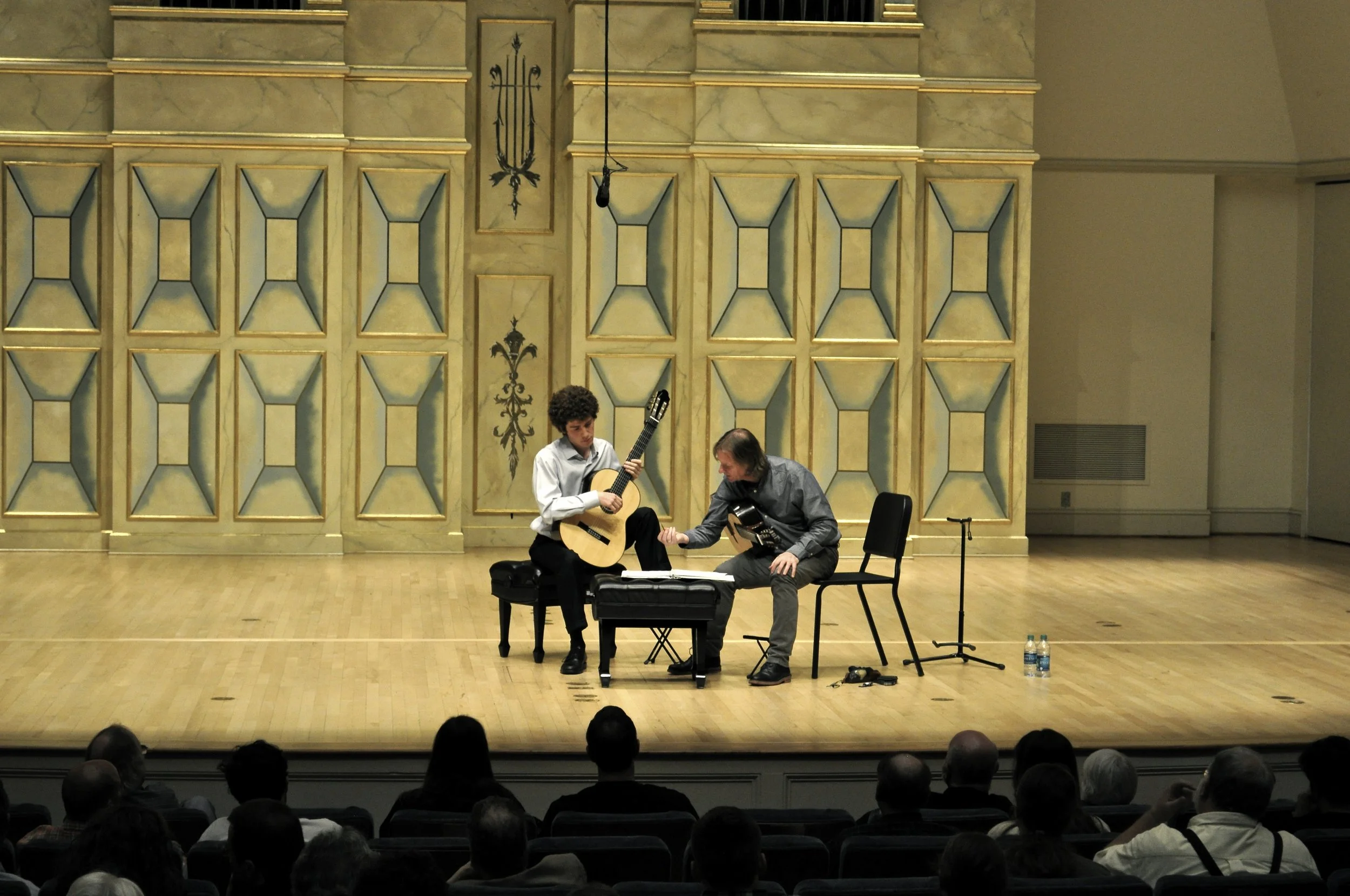 Working with David Russell at Spivey Hall in Atlanta, GA, 2014