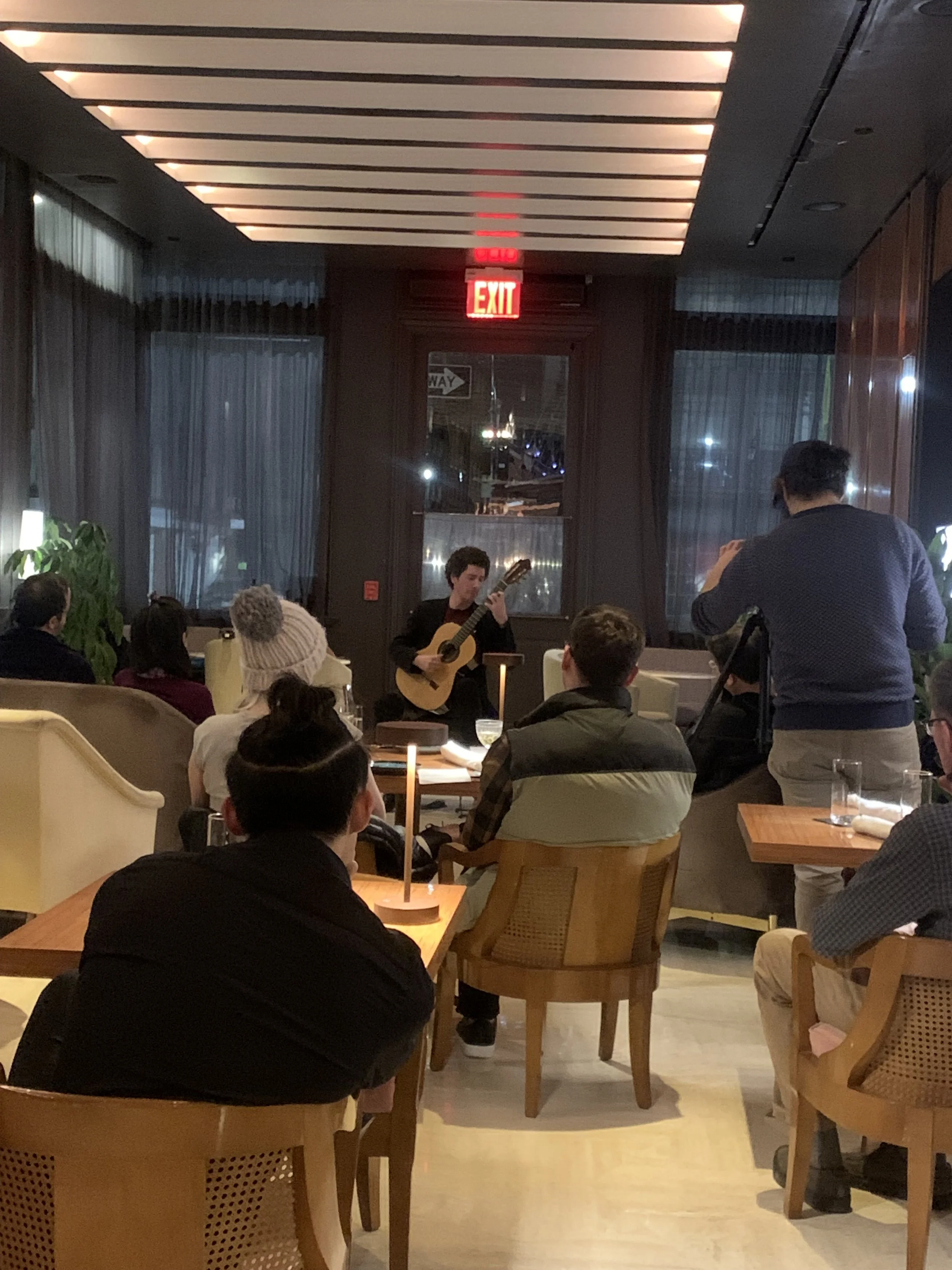 Concert for "Plucked Horizons" at the Seaport Hotel, Manhattan, 2024