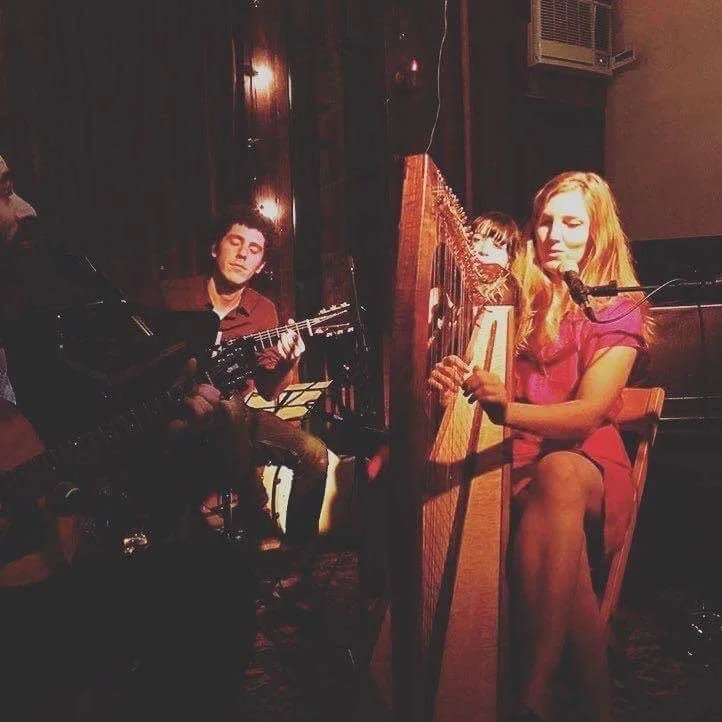 With Matt Schlatter, Lacy Rose, and Alaina Ferris at The Owl Music Parlor, 2017