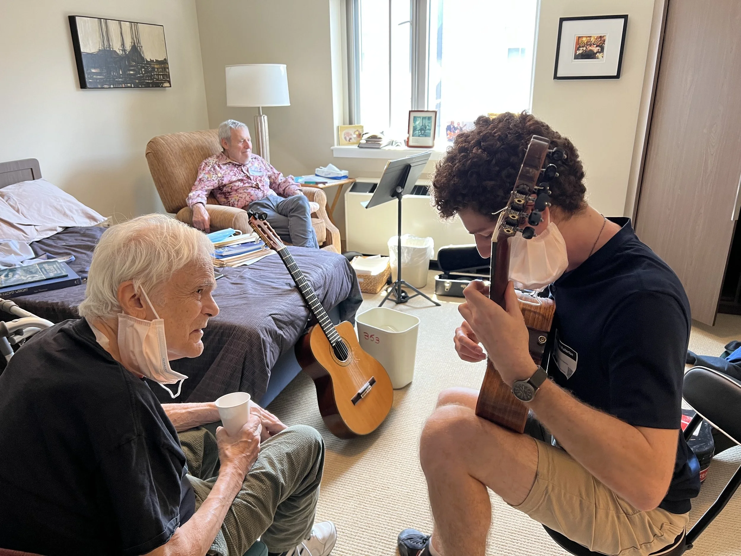 With jazz legend Gene Bertoncini