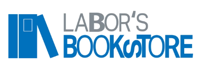 LOGO for Labor's Bookstore with a stylized book and text.